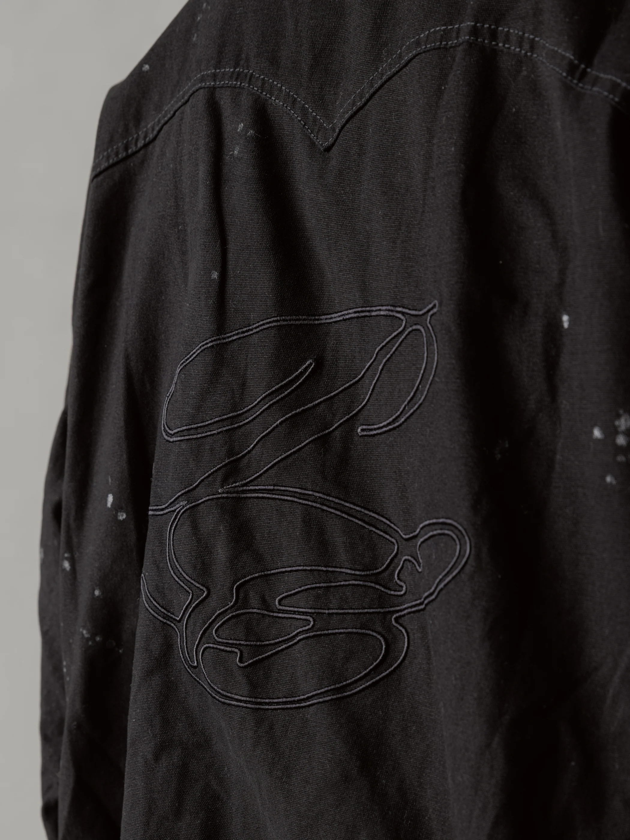 24FW｜Parachute Cargo Bomber (Black) - Image 4