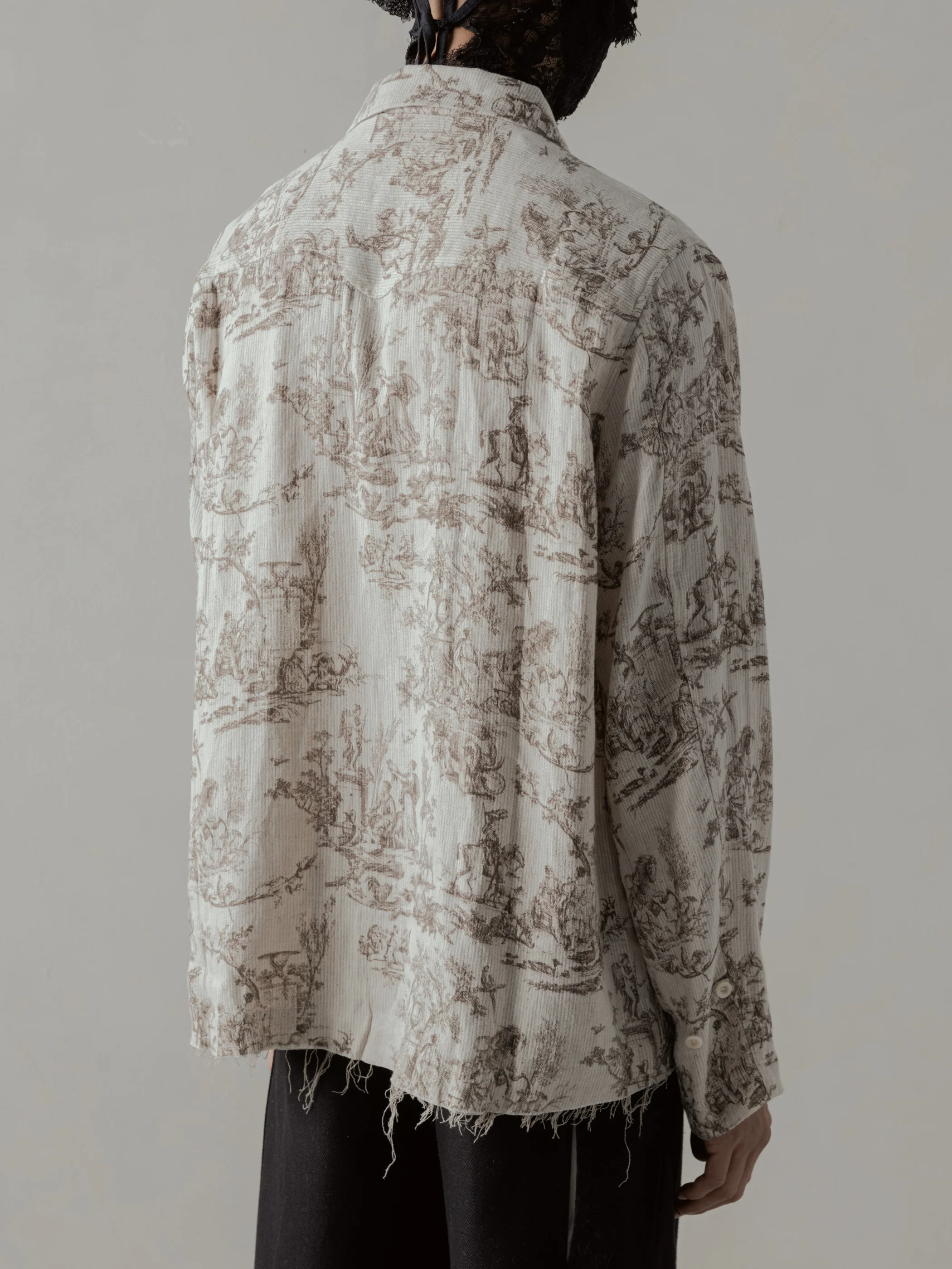24FW｜Seasonal Print LS (Beige) - Image 3
