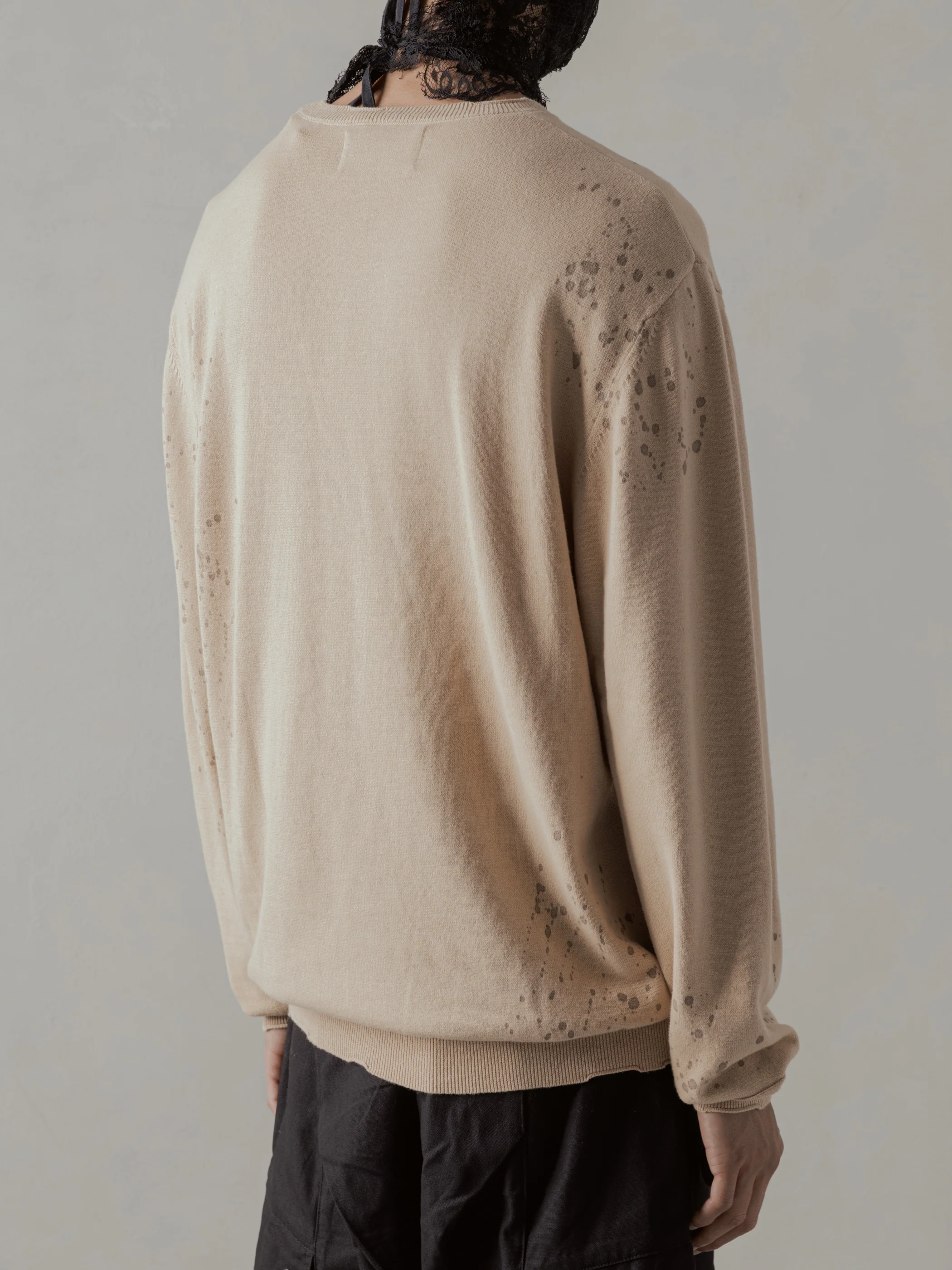 24FW｜Tainted Knit (Beige) - Image 3