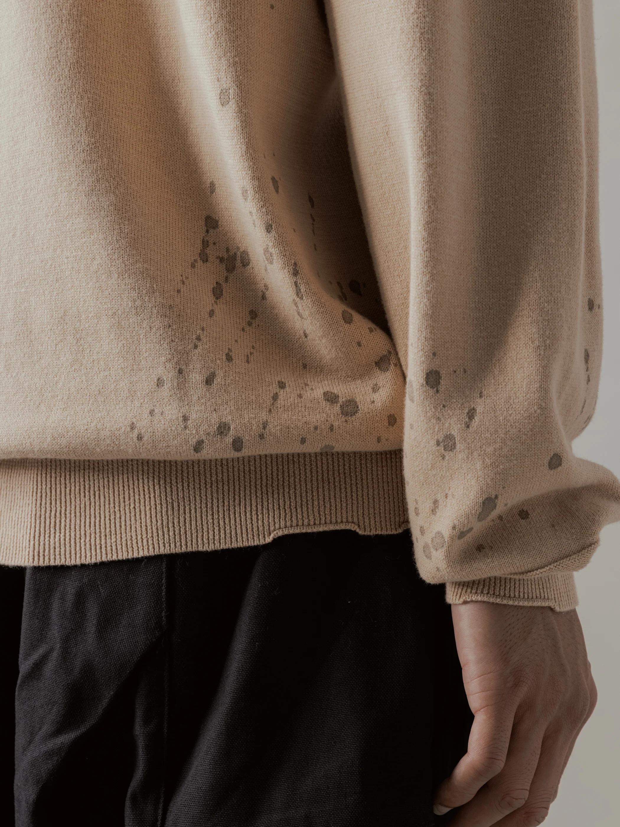 24FW｜Tainted Knit (Beige) - Image 4