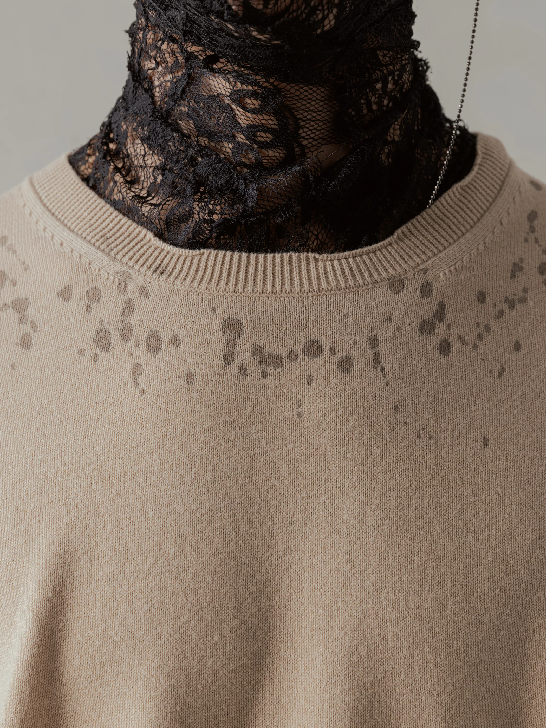 24FW｜Tainted Knit (Beige) - Image 5