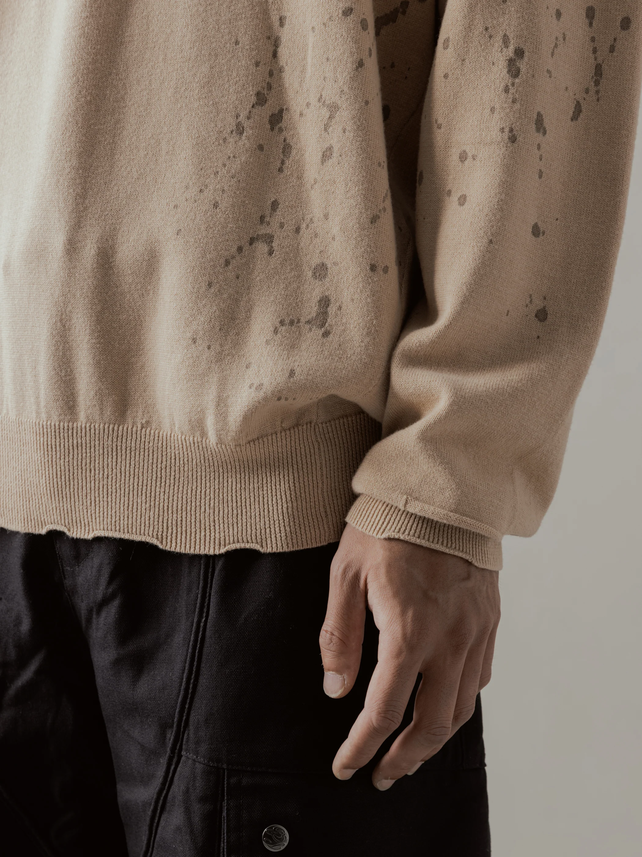 24FW｜Tainted Knit (Beige) - Image 6