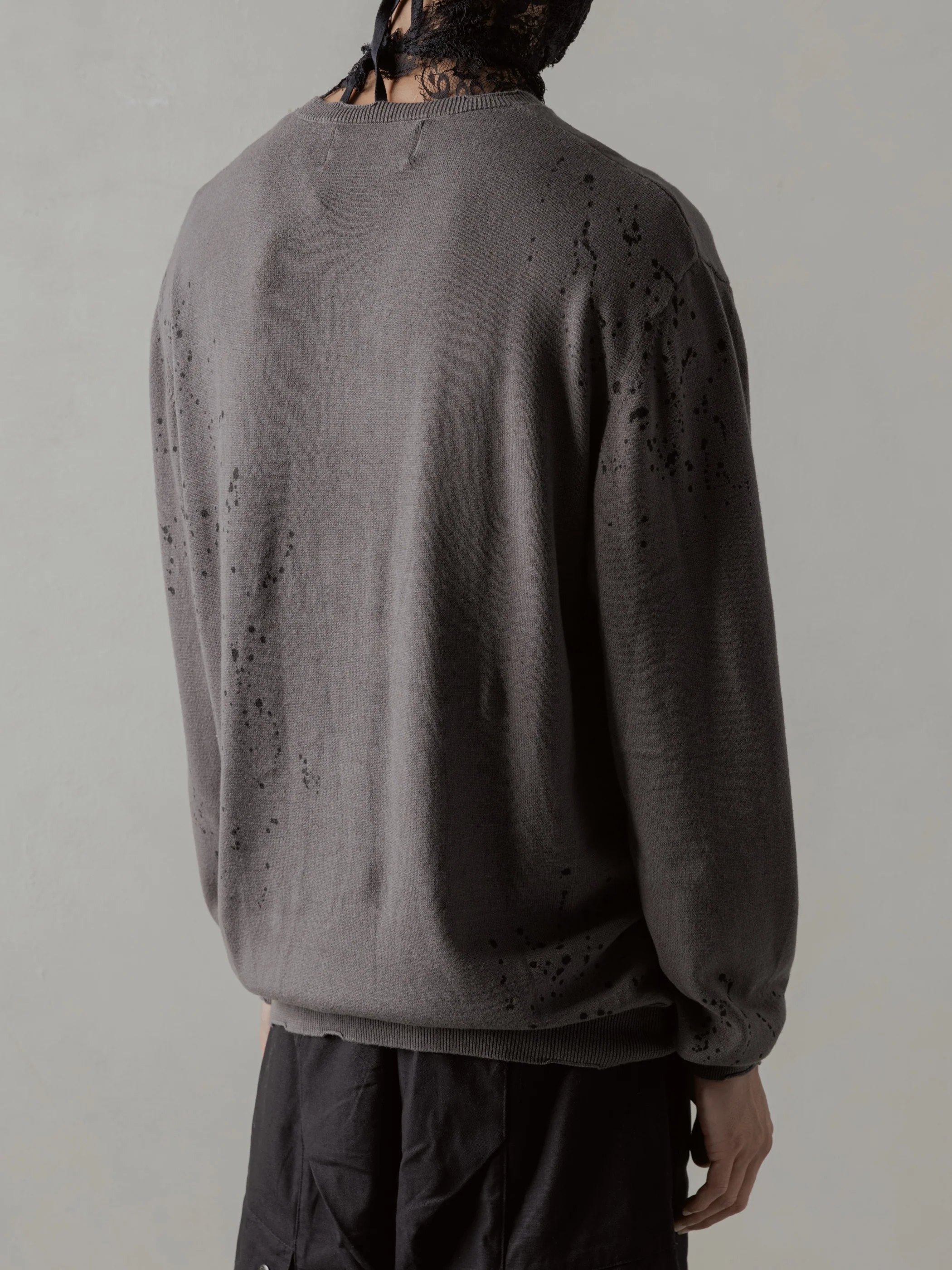 24FW｜Tainted Knit (Grey) - Image 3