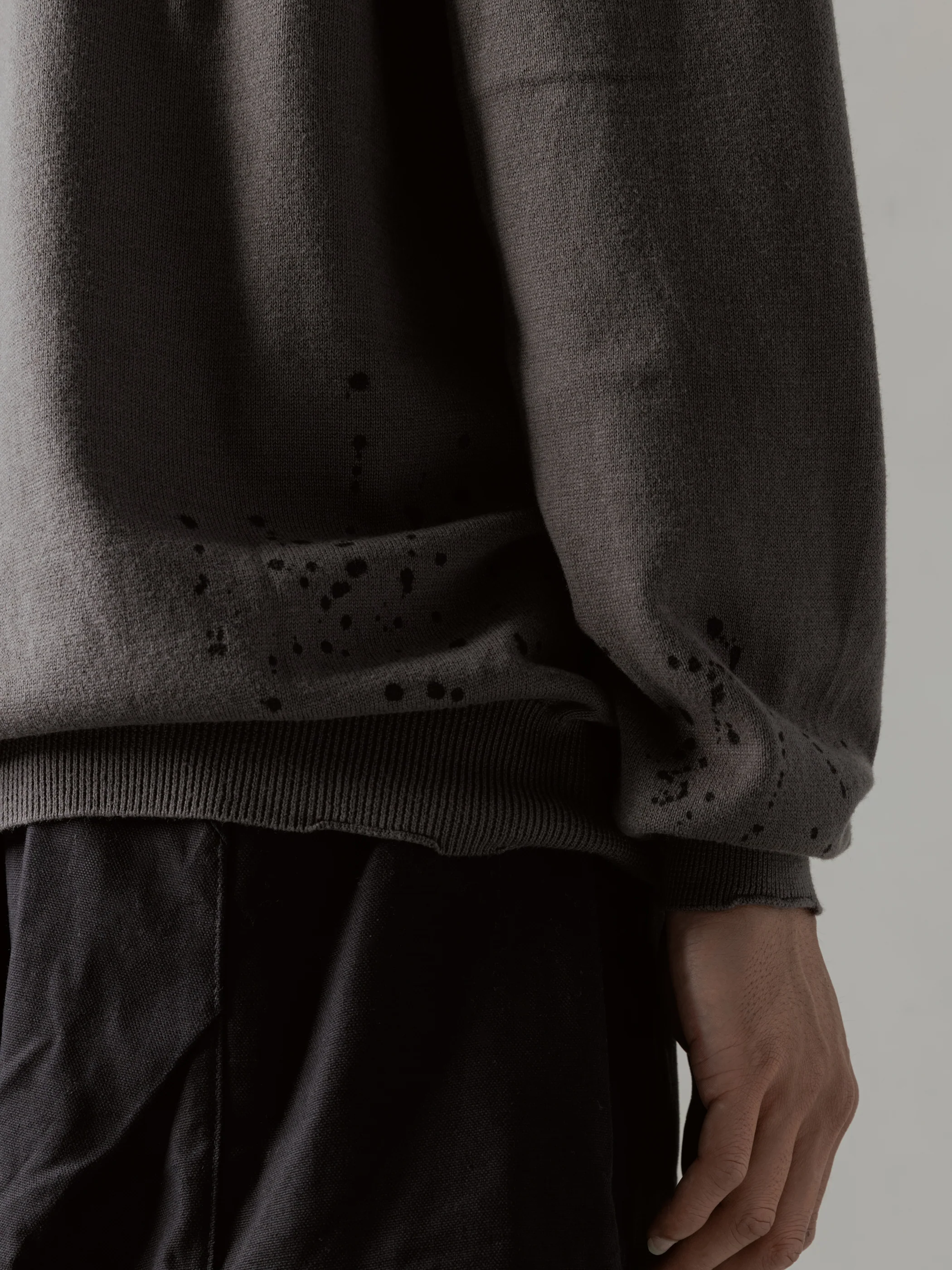 24FW｜Tainted Knit (Grey) - Image 4