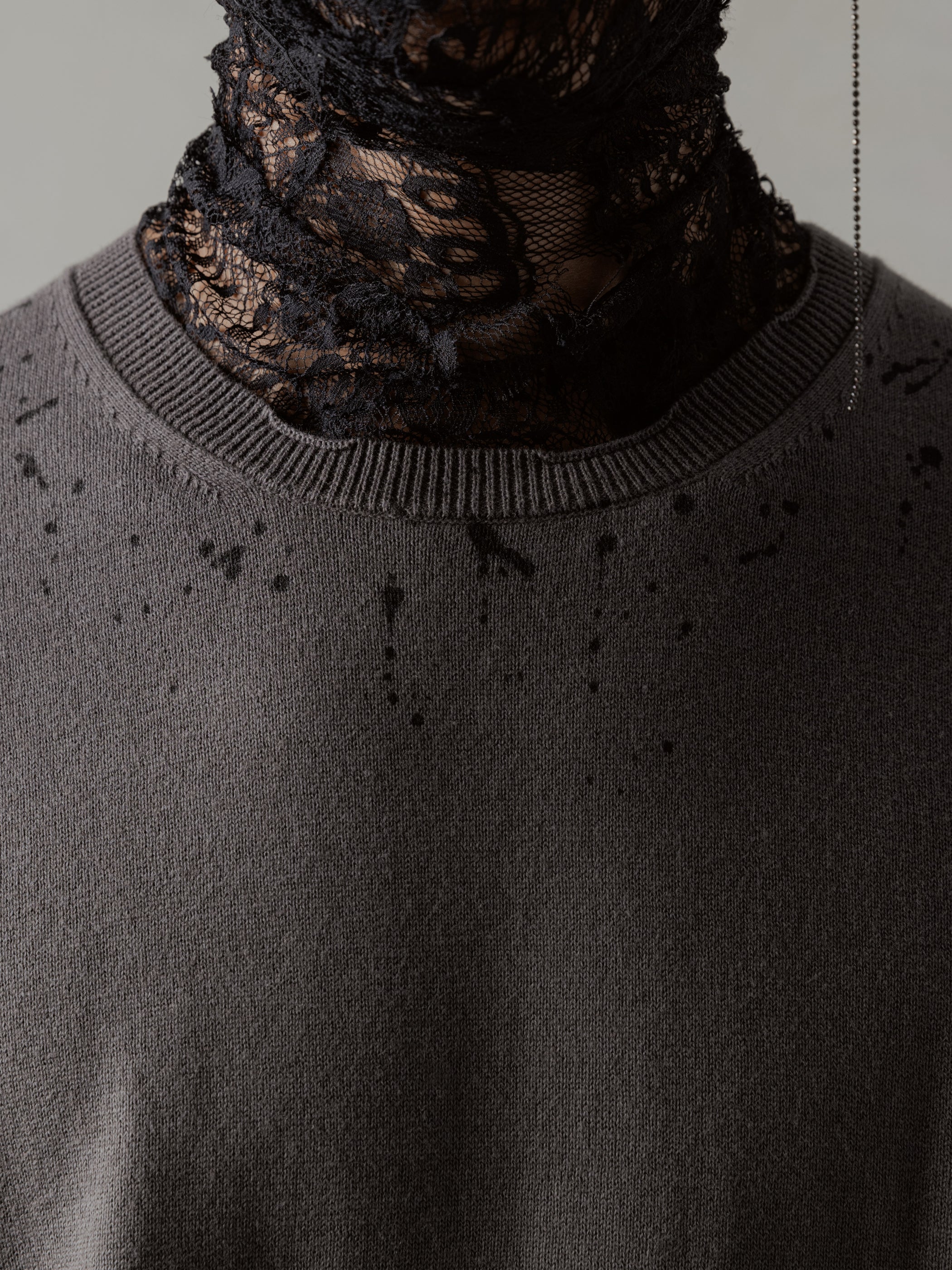 24FW｜Tainted Knit (Grey) - Image 5