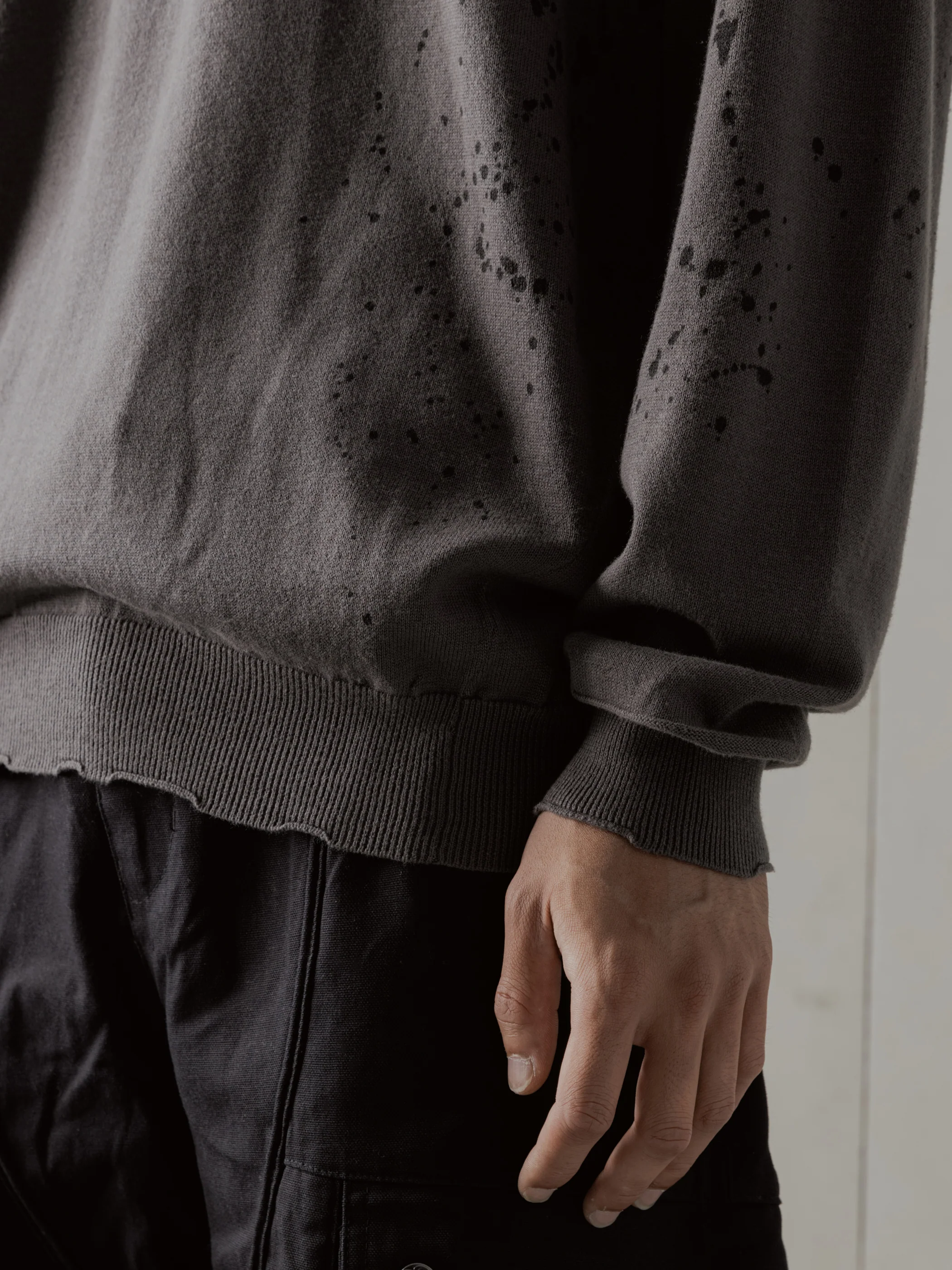 24FW｜Tainted Knit (Grey) - Image 6