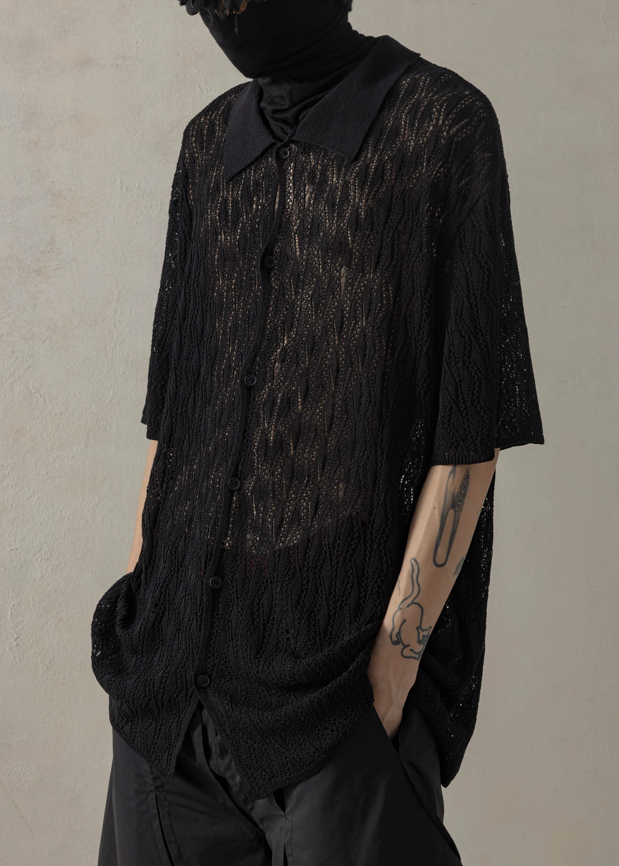 24SS｜Knit Shirt - Image 3