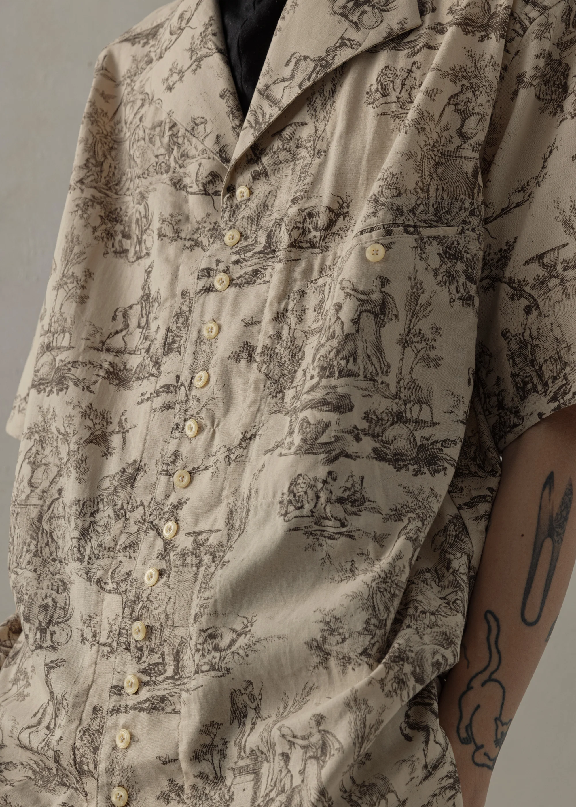 24SS|Seasonal Print SS(Khaki) - Image 3