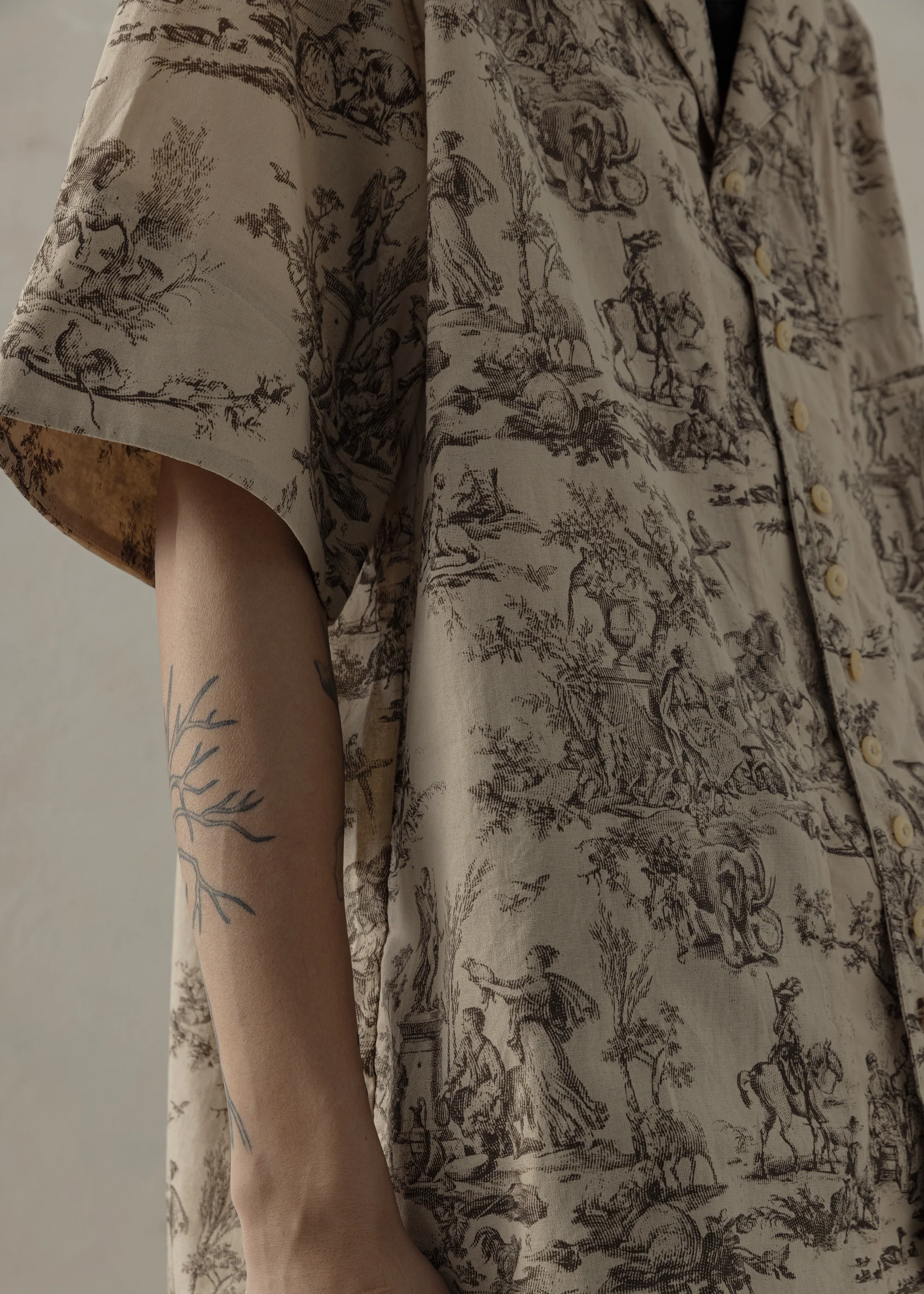 24SS|Seasonal Print SS(Khaki) - Image 5