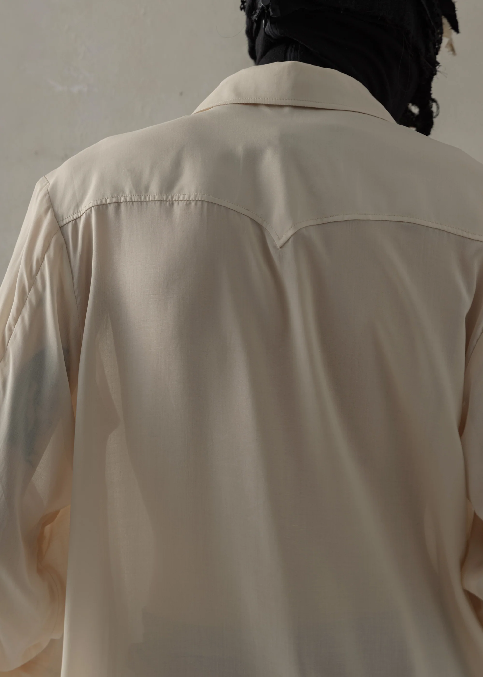 24SS|Translucent Tunic (Beige) - Image 4