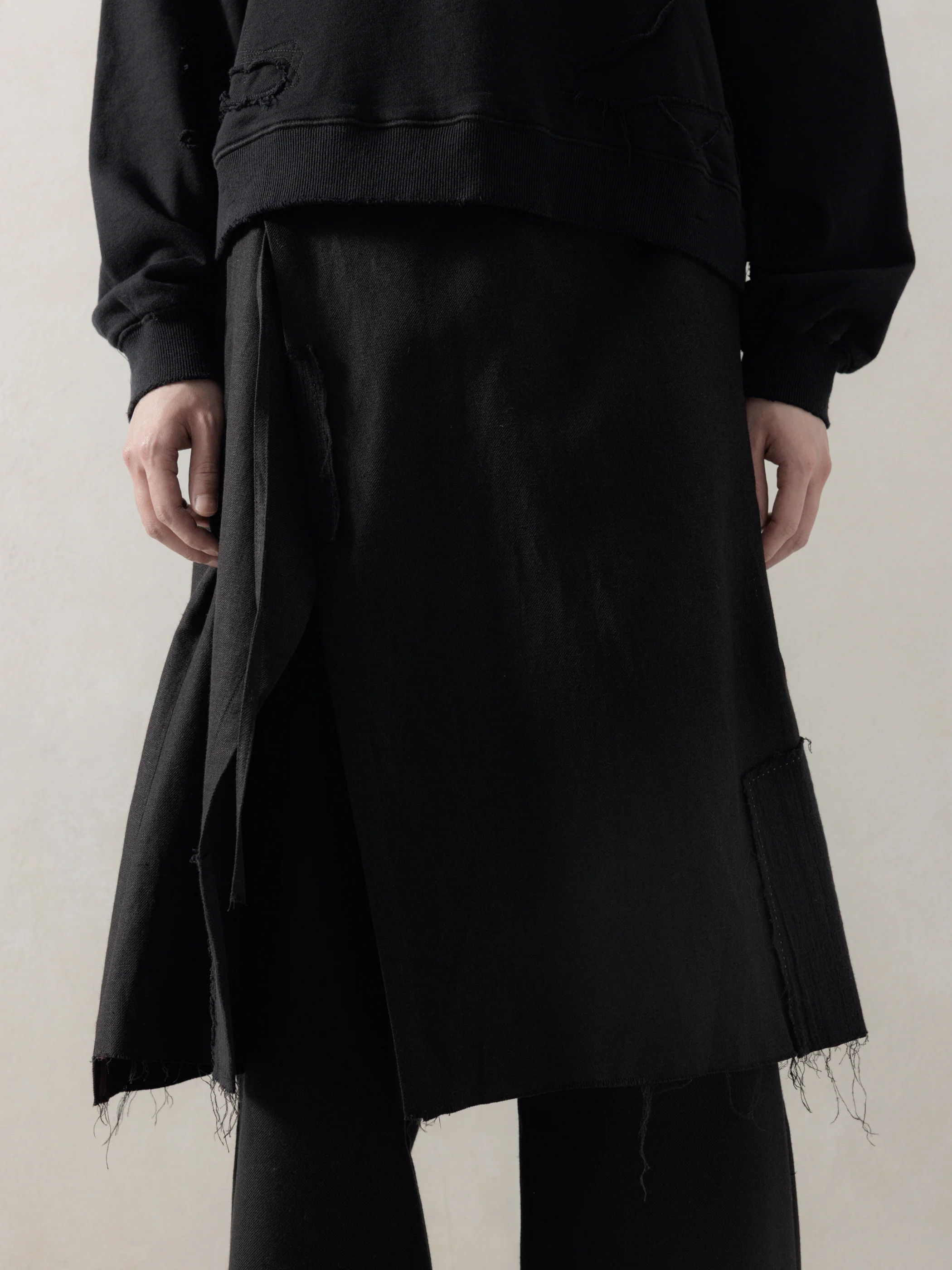 25FW｜Layered Wrap Skirt - Image 4