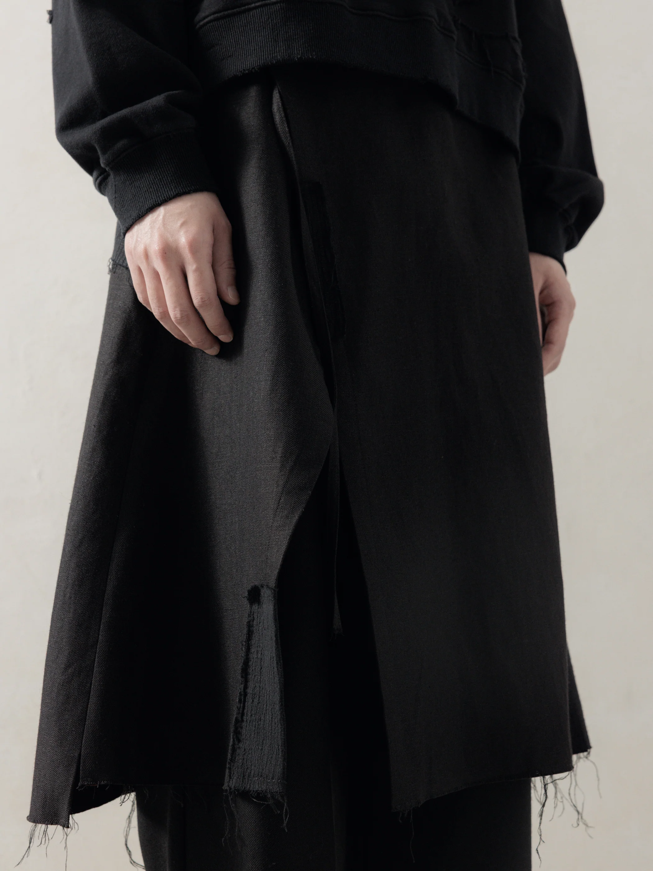 25FW｜Layered Wrap Skirt - Image 5