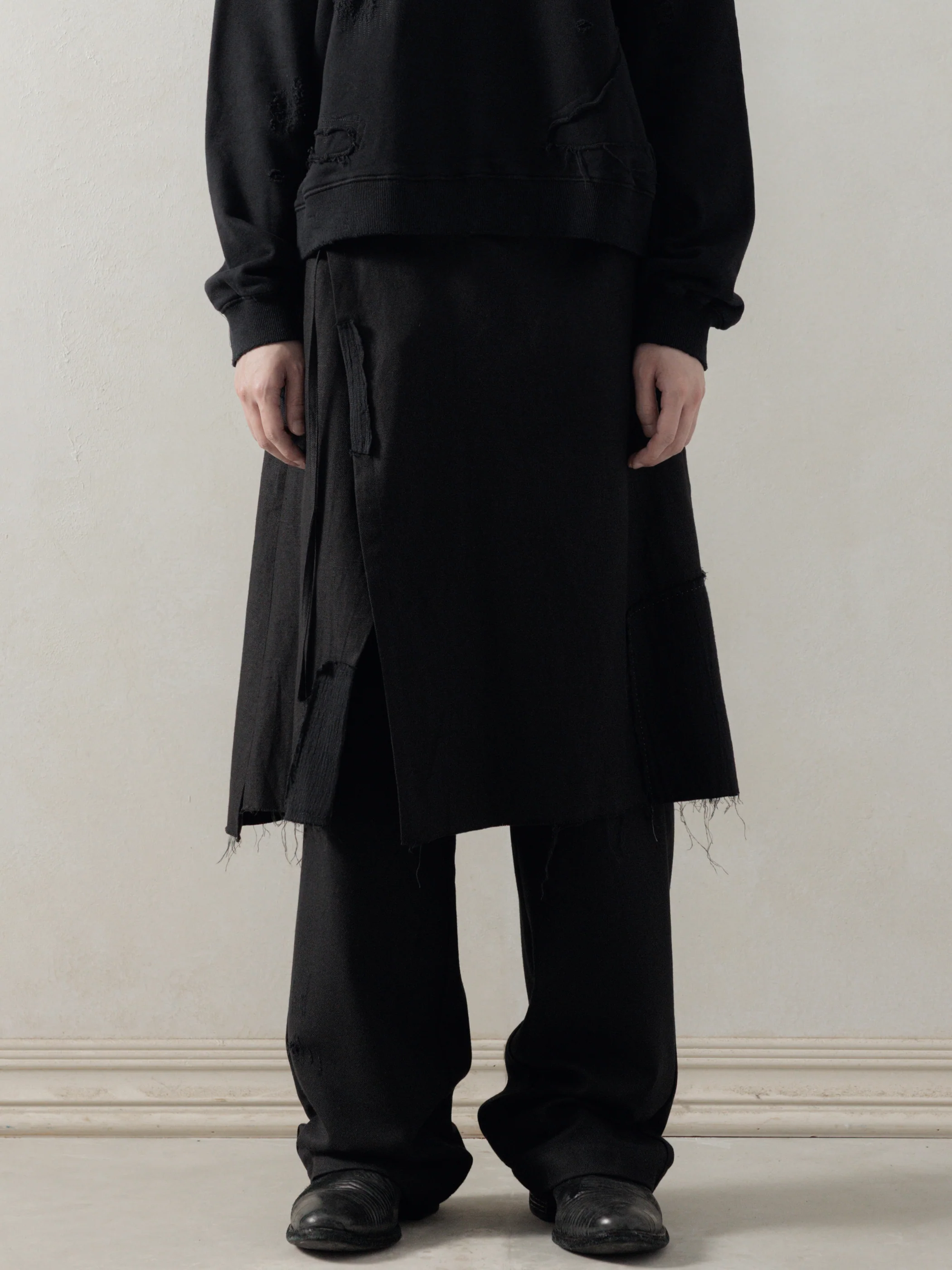 25FW｜Layered Wrap Skirt - Image 6