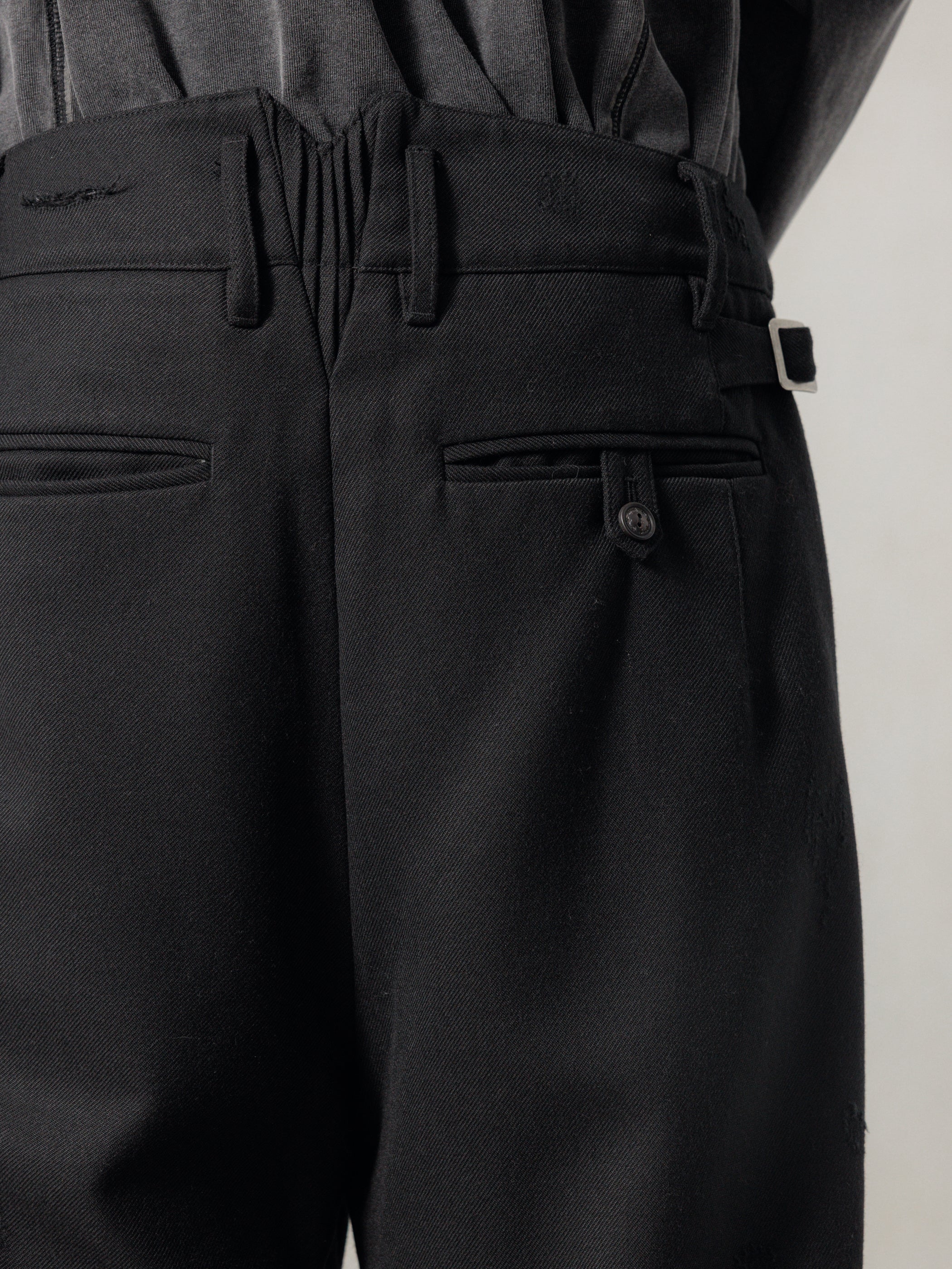 25FW|Distressed Wool Pants - Image 5