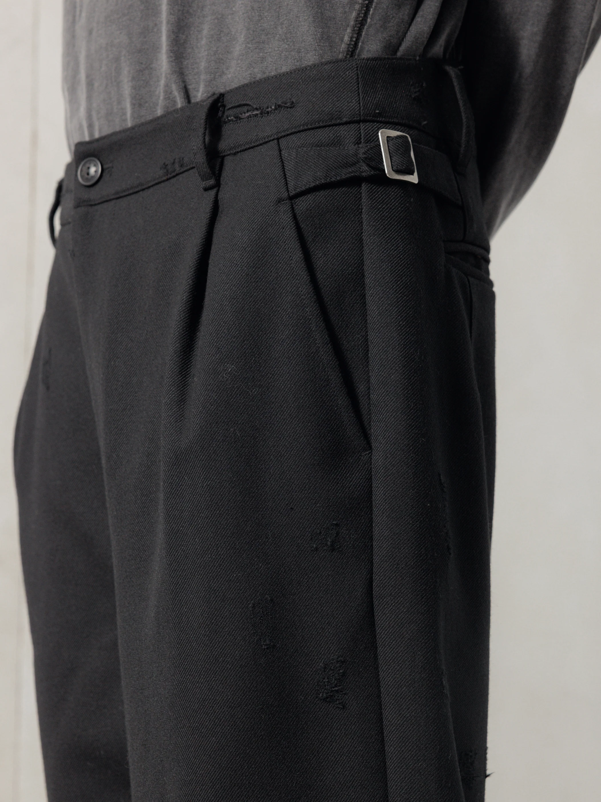 25FW|Distressed Wool Pants - Image 6