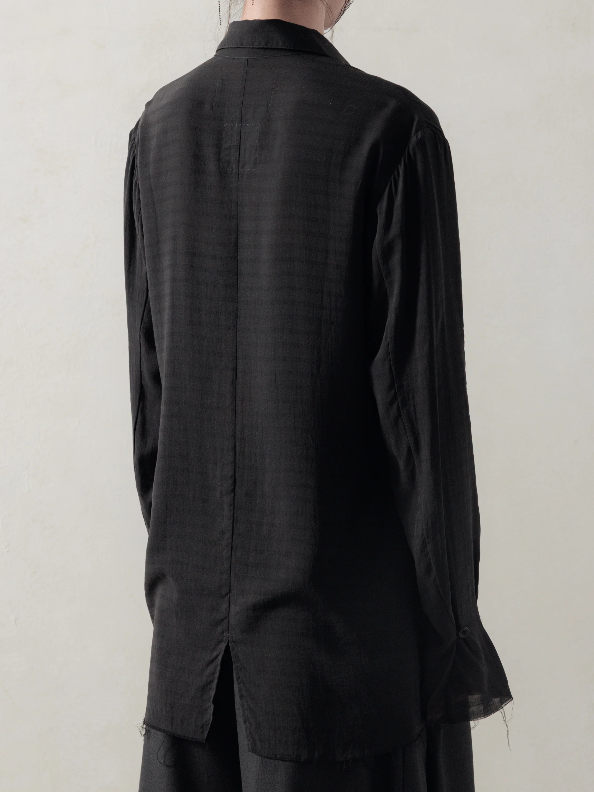 25FW WMS|Drawstring Layer Shirt - Image 3