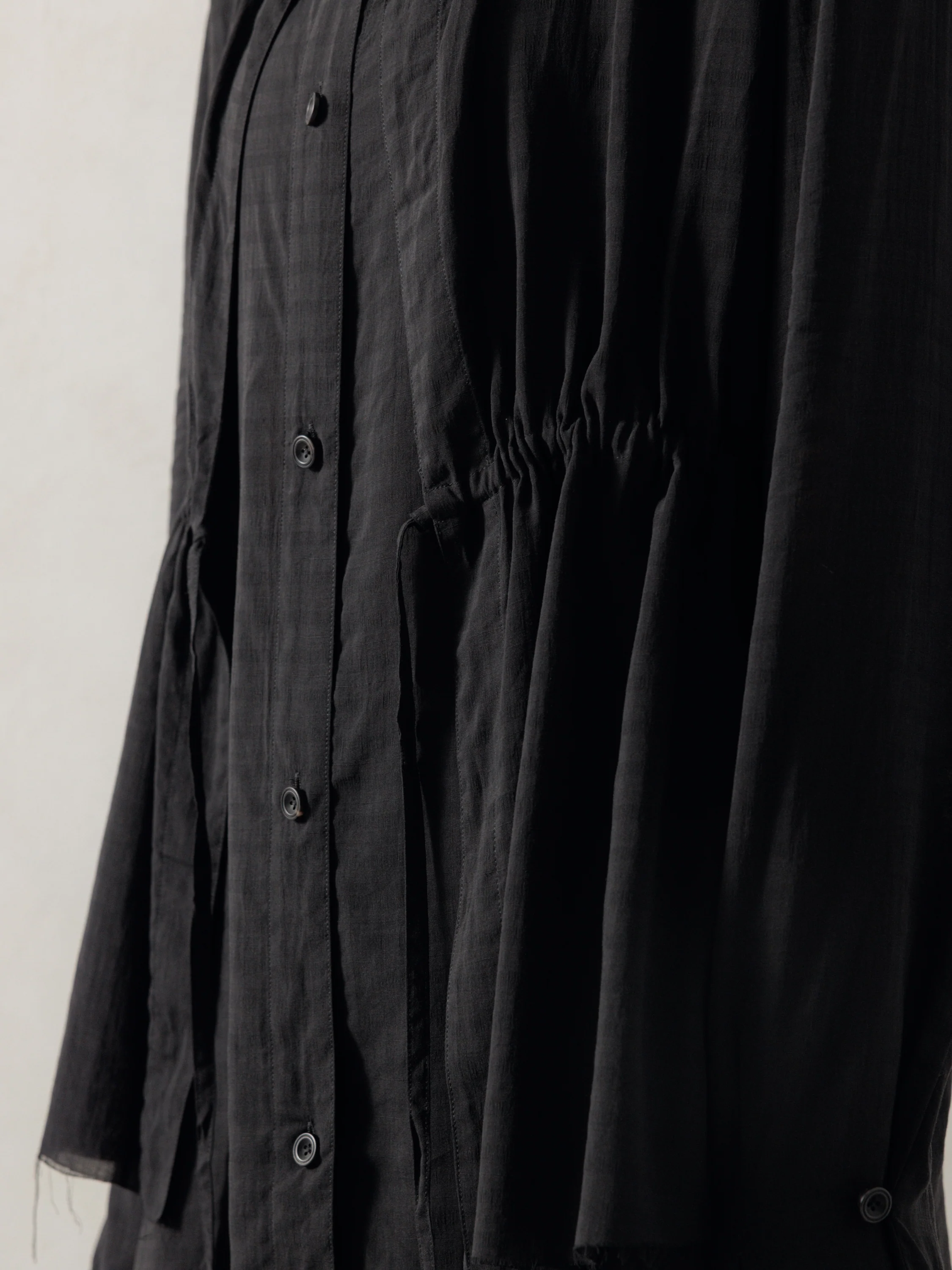 25FW WMS|Drawstring Layer Shirt - Image 6