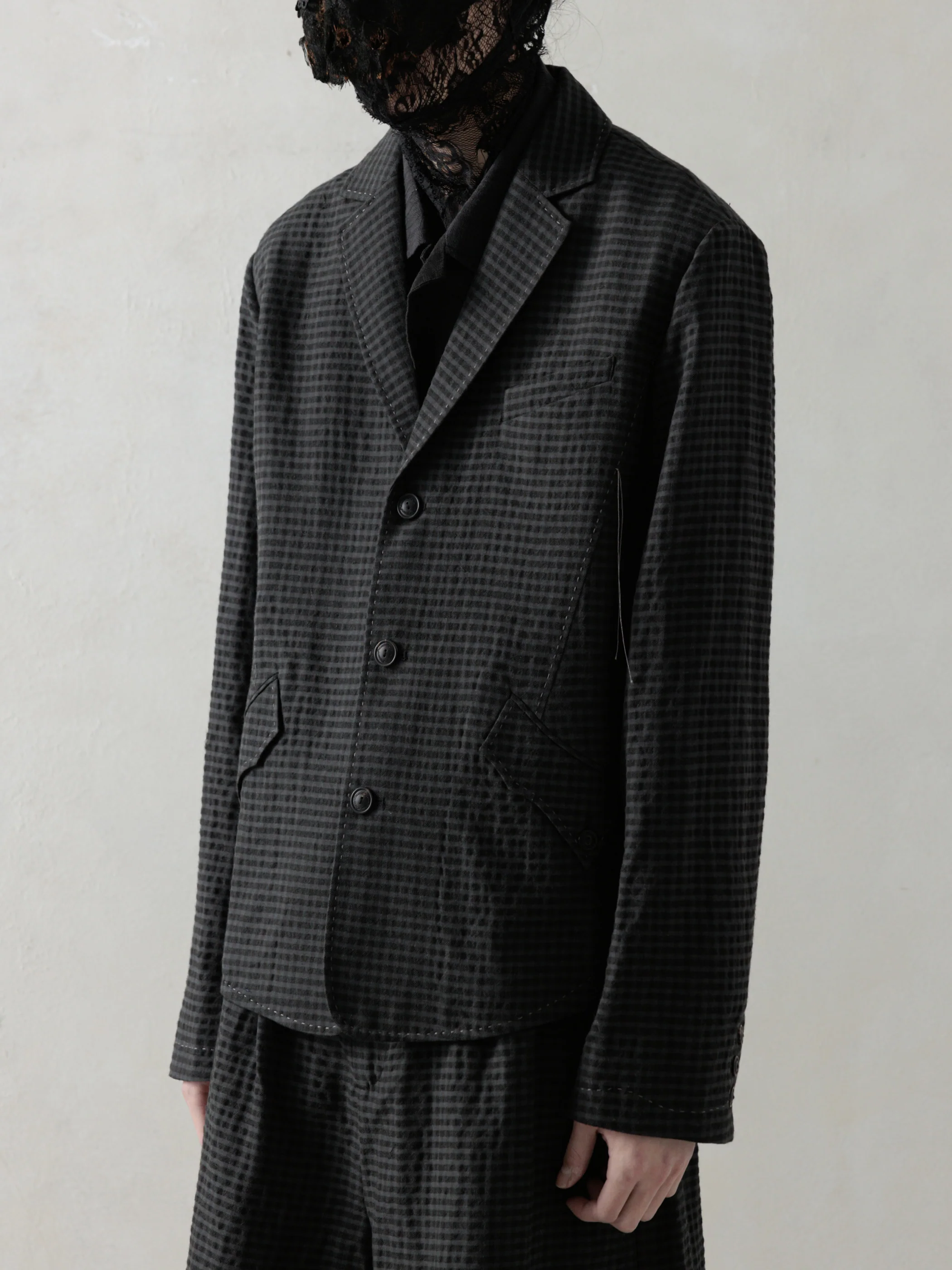 25SS|Civilian JKT (Dusty Check) - Image 2