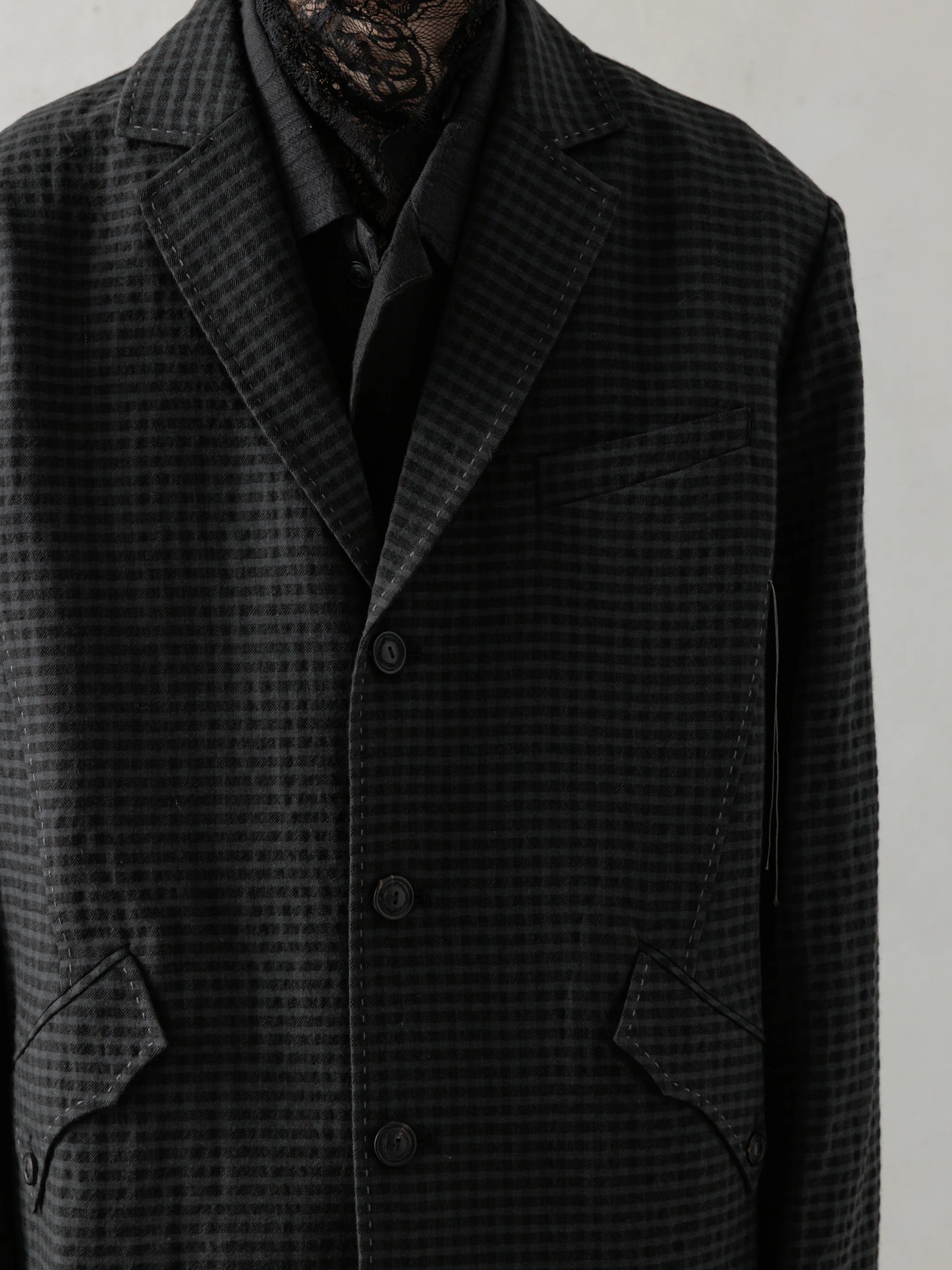 25SS|Civilian JKT (Dusty Check) - Image 5