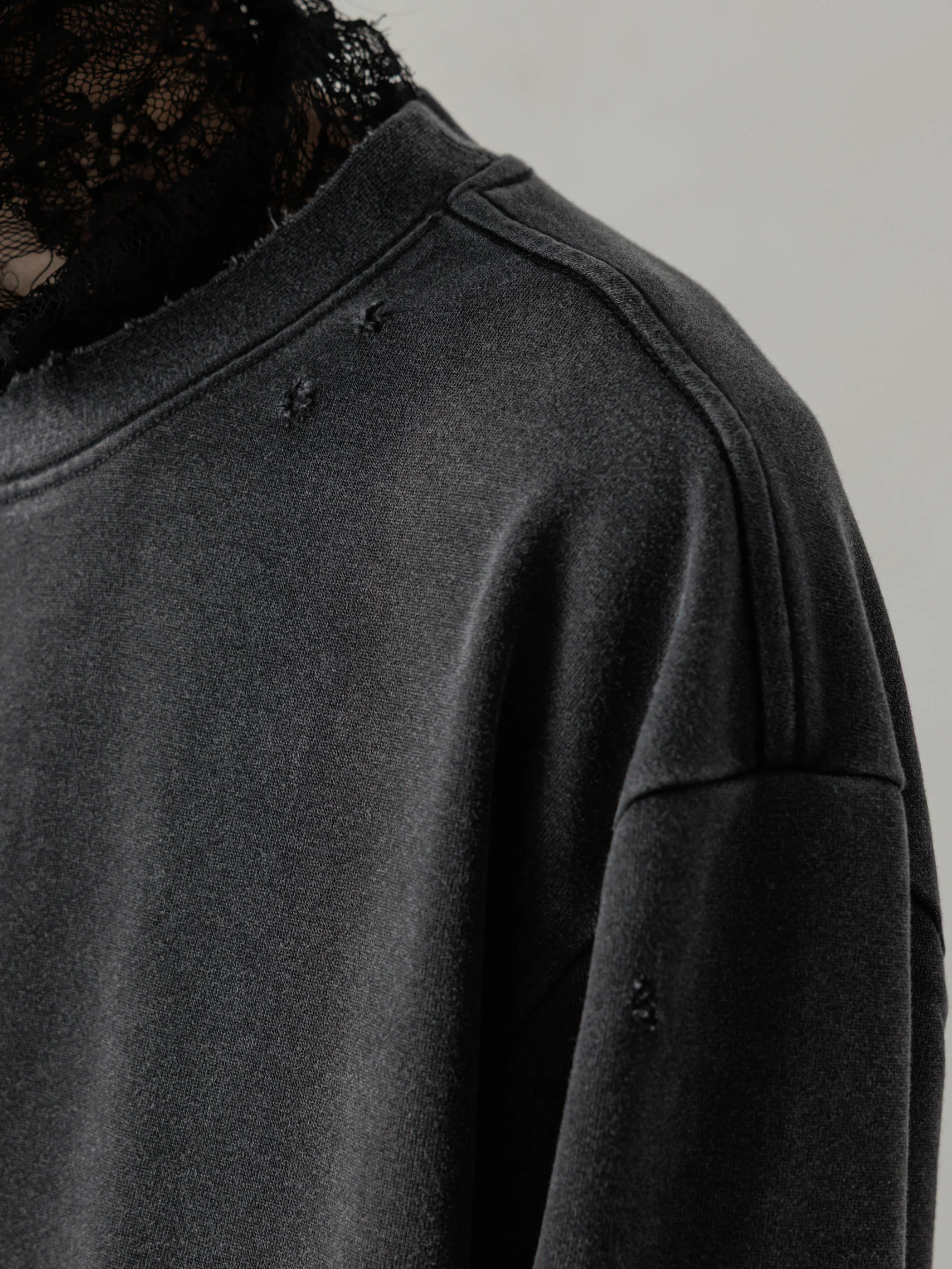 25SS｜Distressed LS (Black) - Image 5