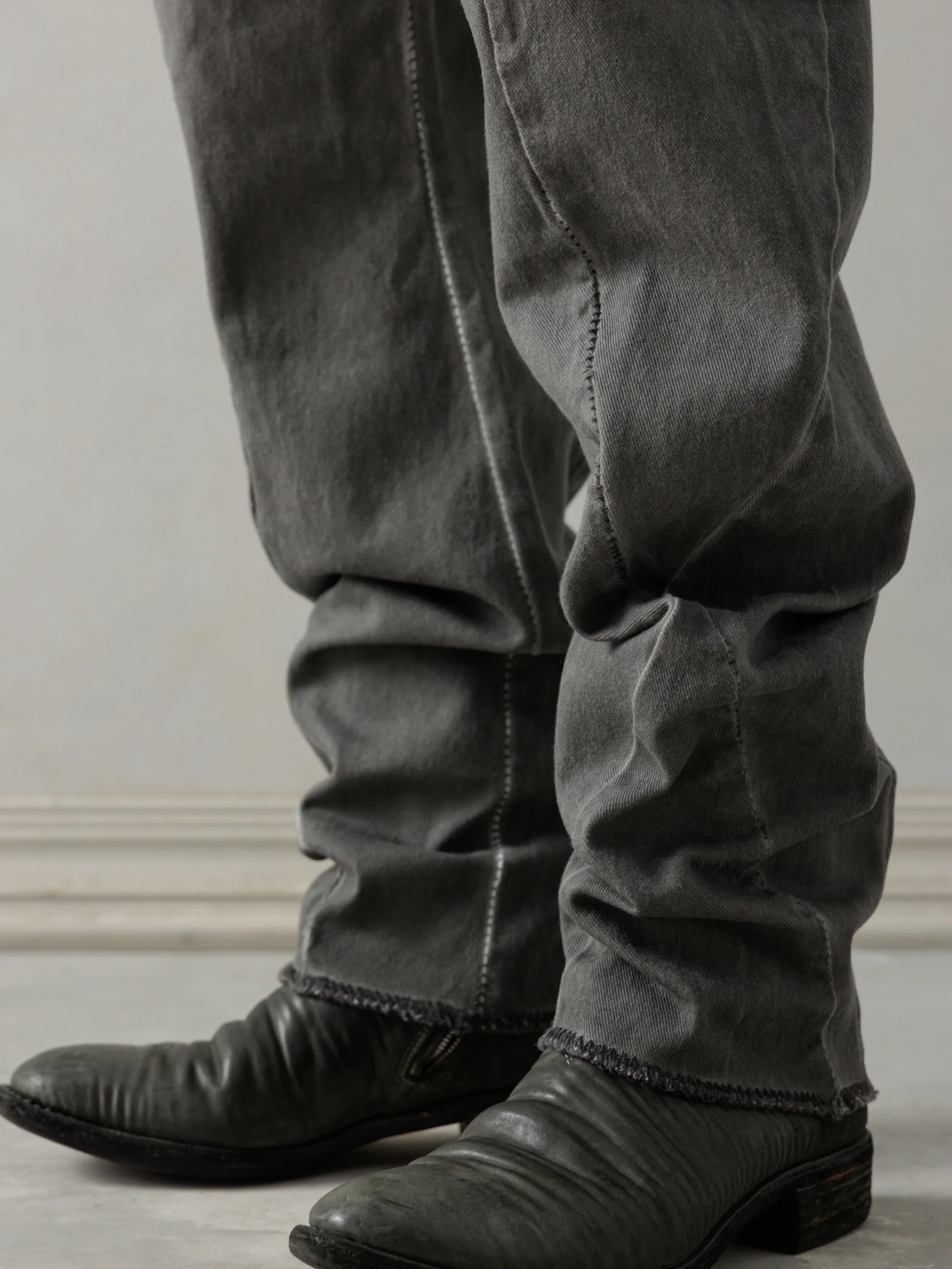 25SS｜E-cut Jeans (Cold Dyed Grey) - Image 6