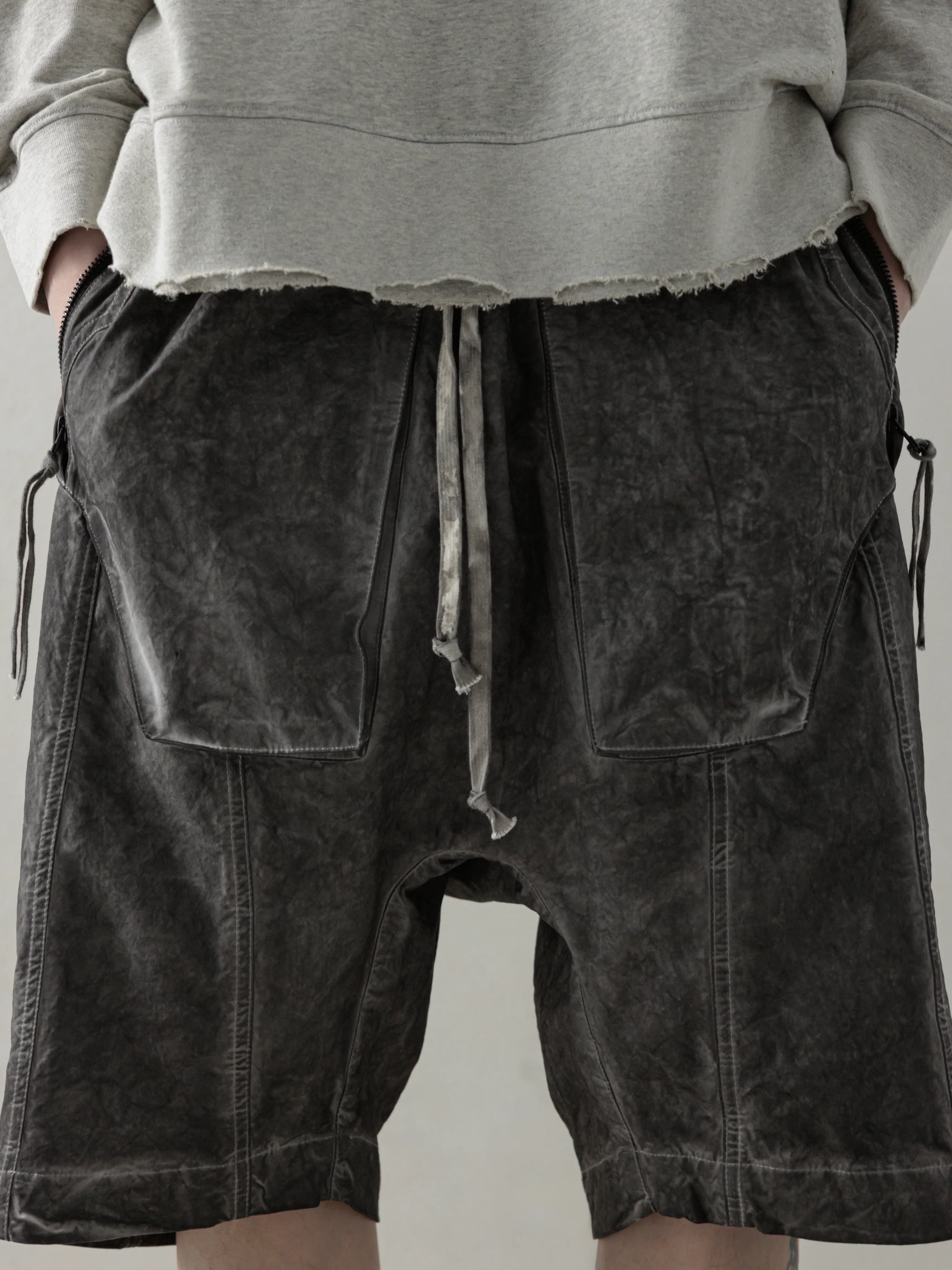25SS｜Object-dyed Shorts (Dyed Grey) - Image 5