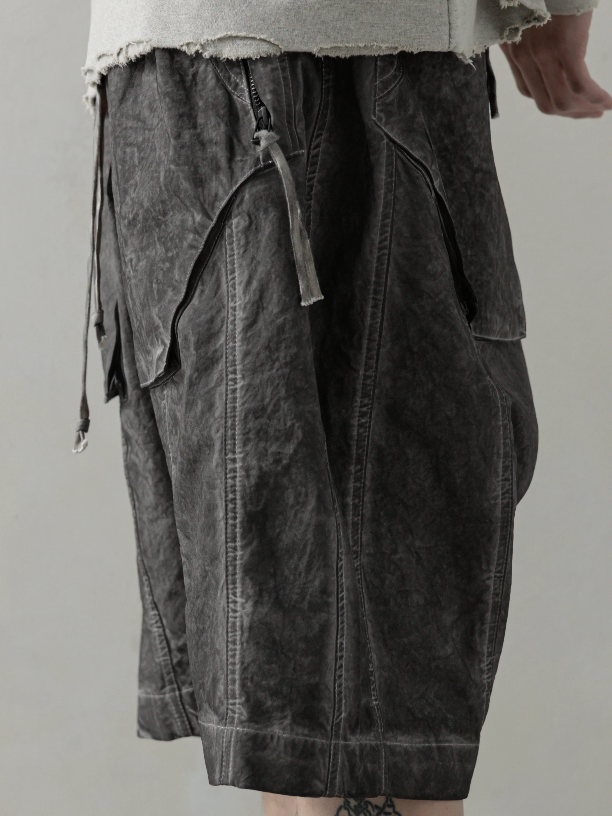25SS｜Object-dyed Shorts (Dyed Grey) - Image 6