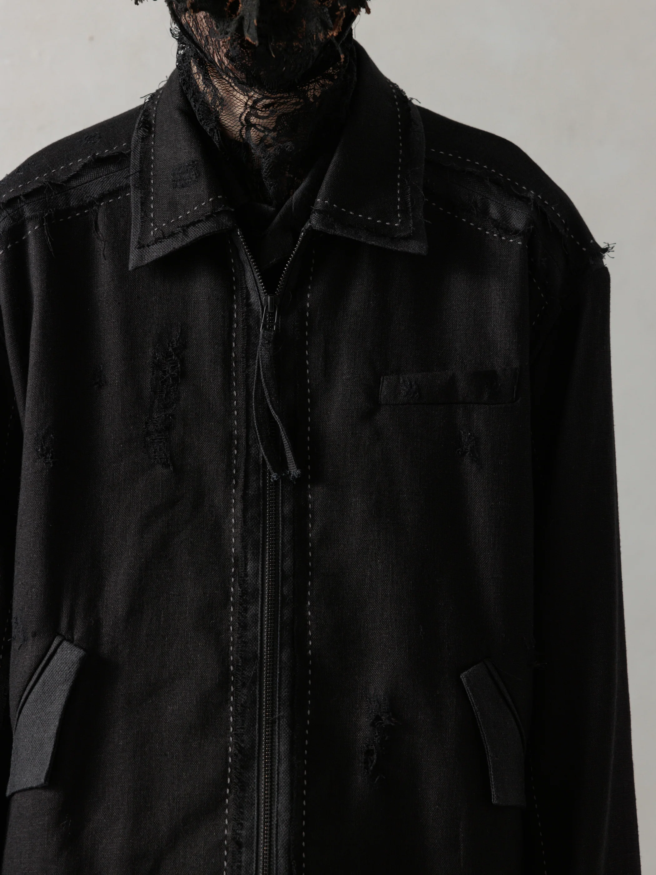 25SS｜Prick Stitch Layered JKT - Image 6