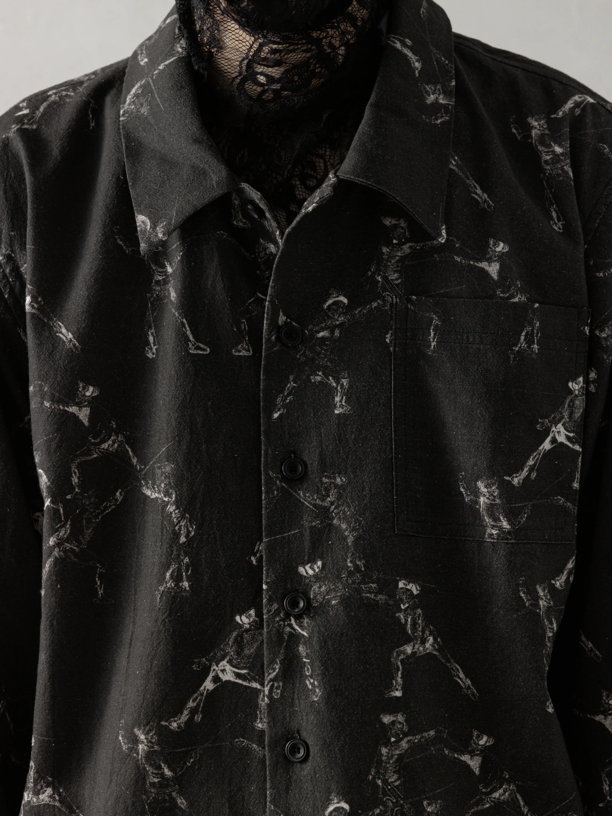 25SS｜Seasonal Print LS (Black) - Image 5