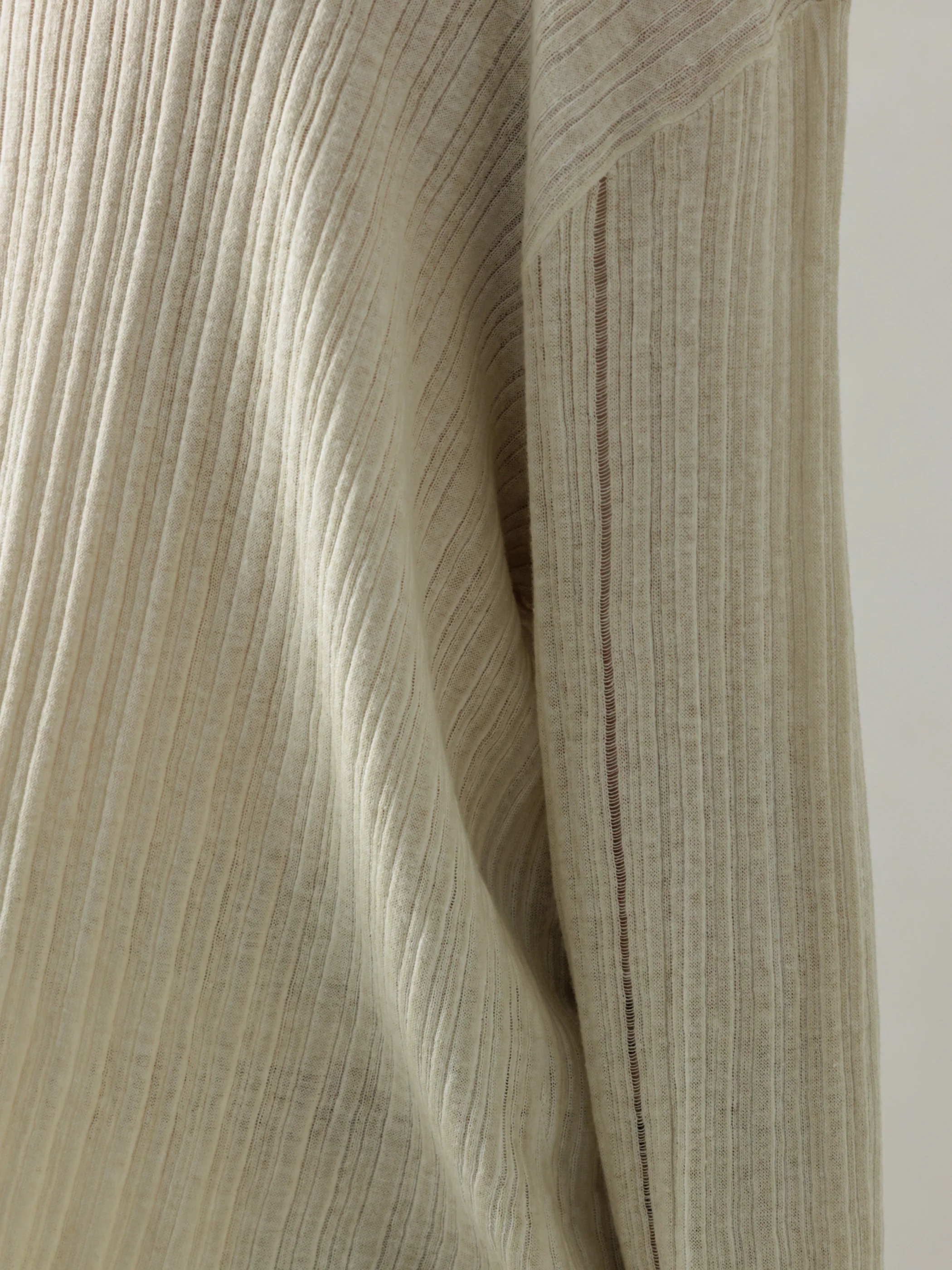 25SS｜Semi-sheer Dirt Knit (Beige) - Image 5