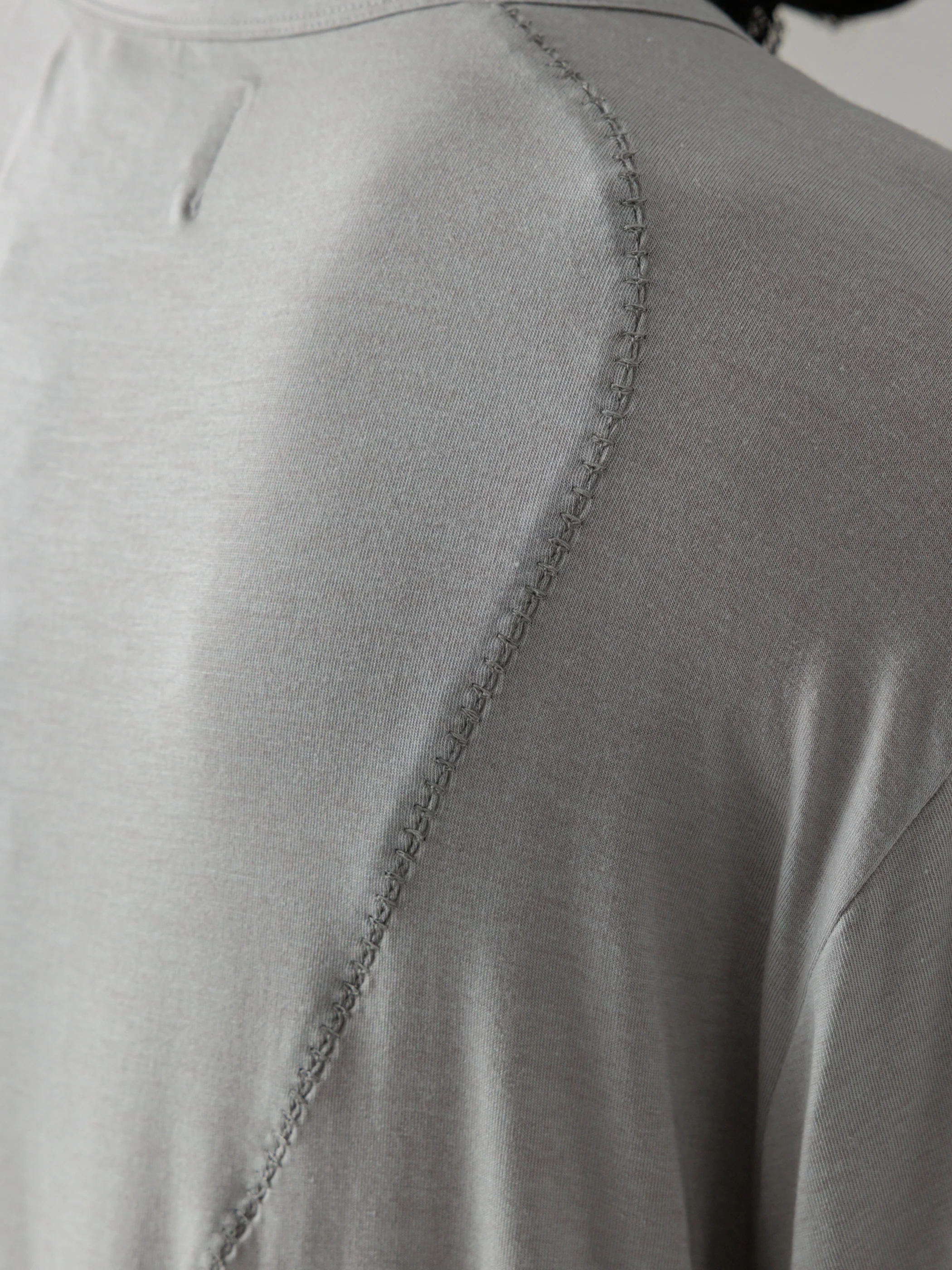 25SS｜Semi-sheer T-Shirt (Grey) - Image 4