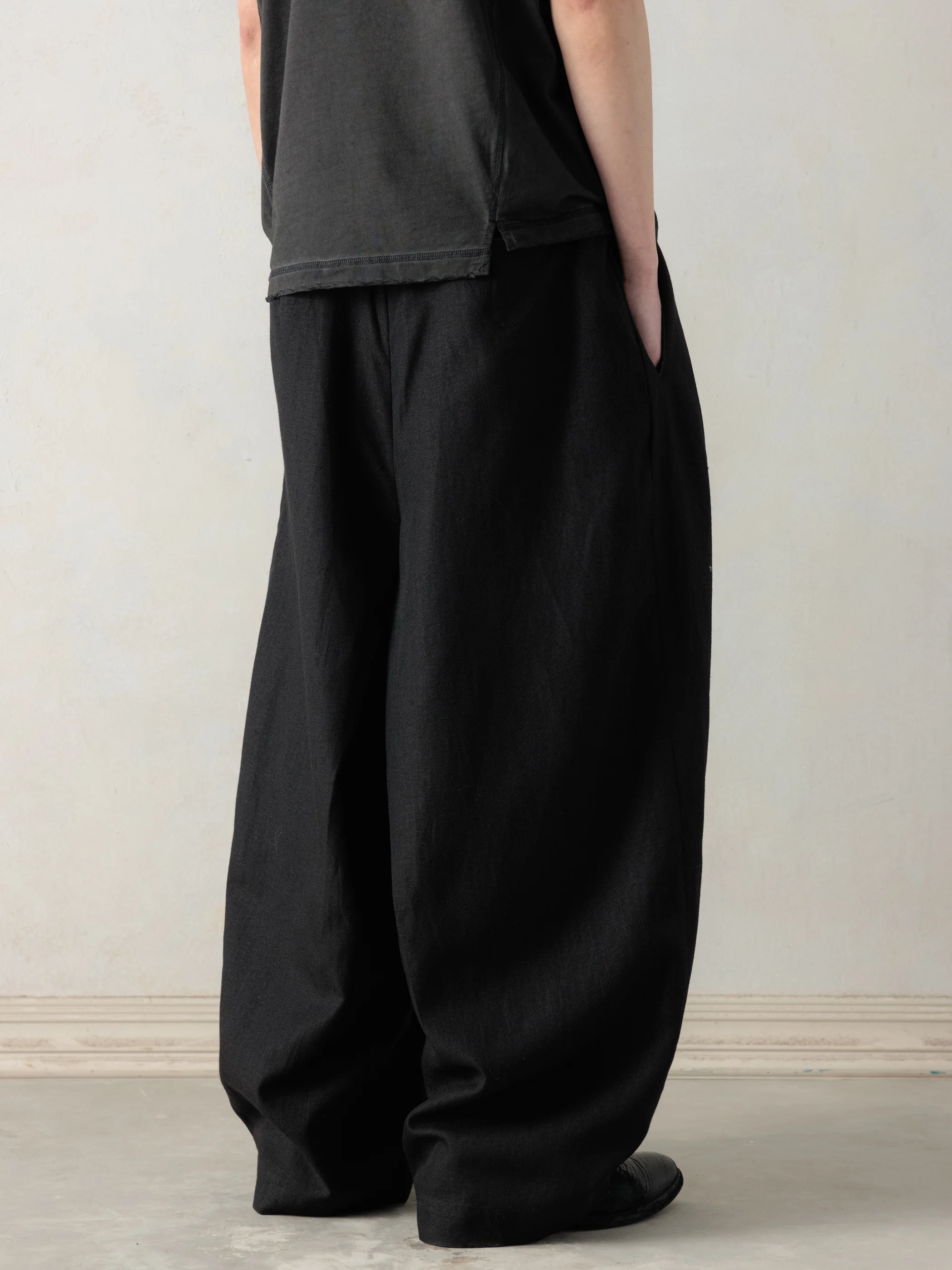 26SS|Button Draft Pants - Image 3
