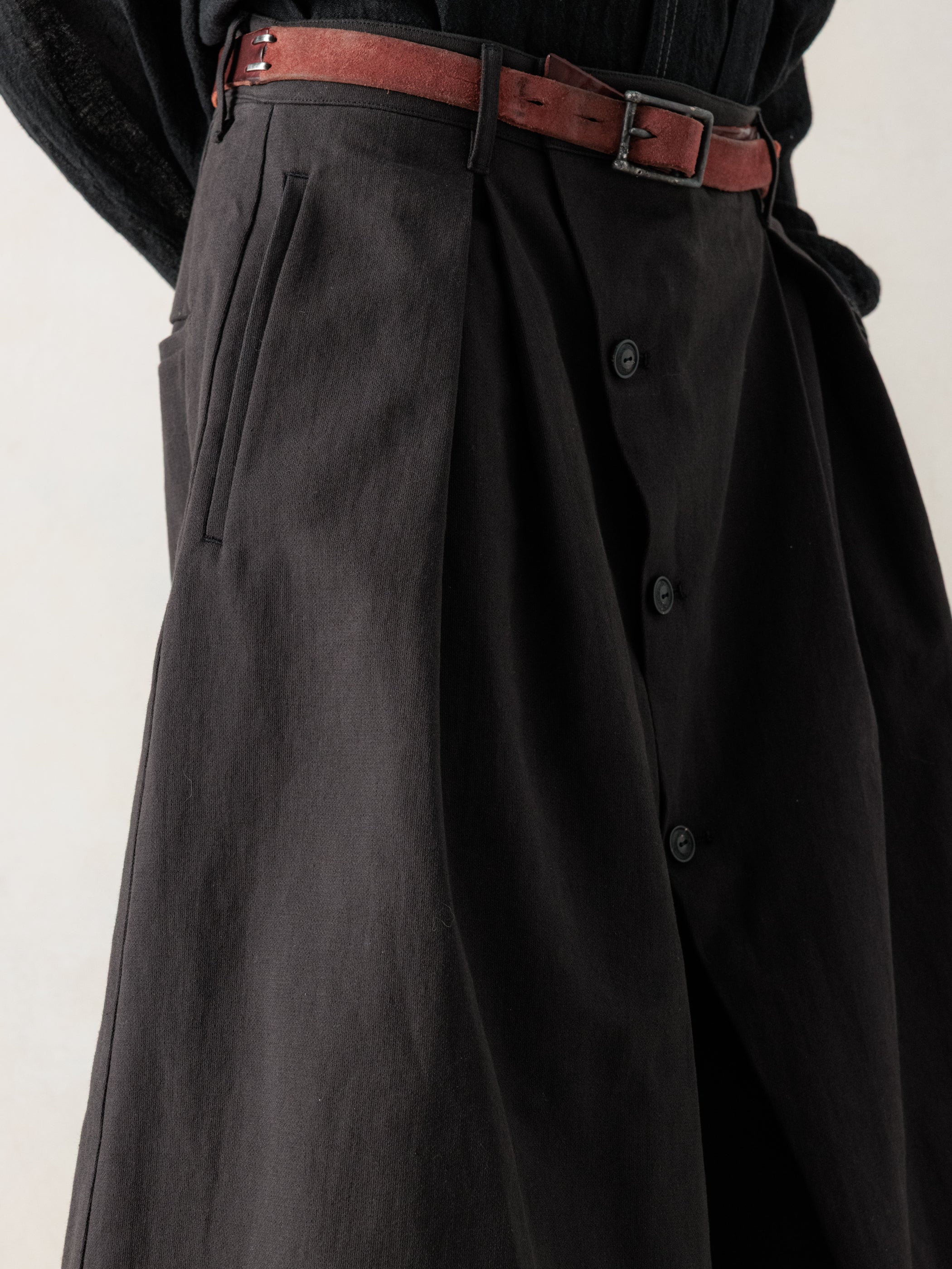 26SS|Button Draft Shorts - Image 6