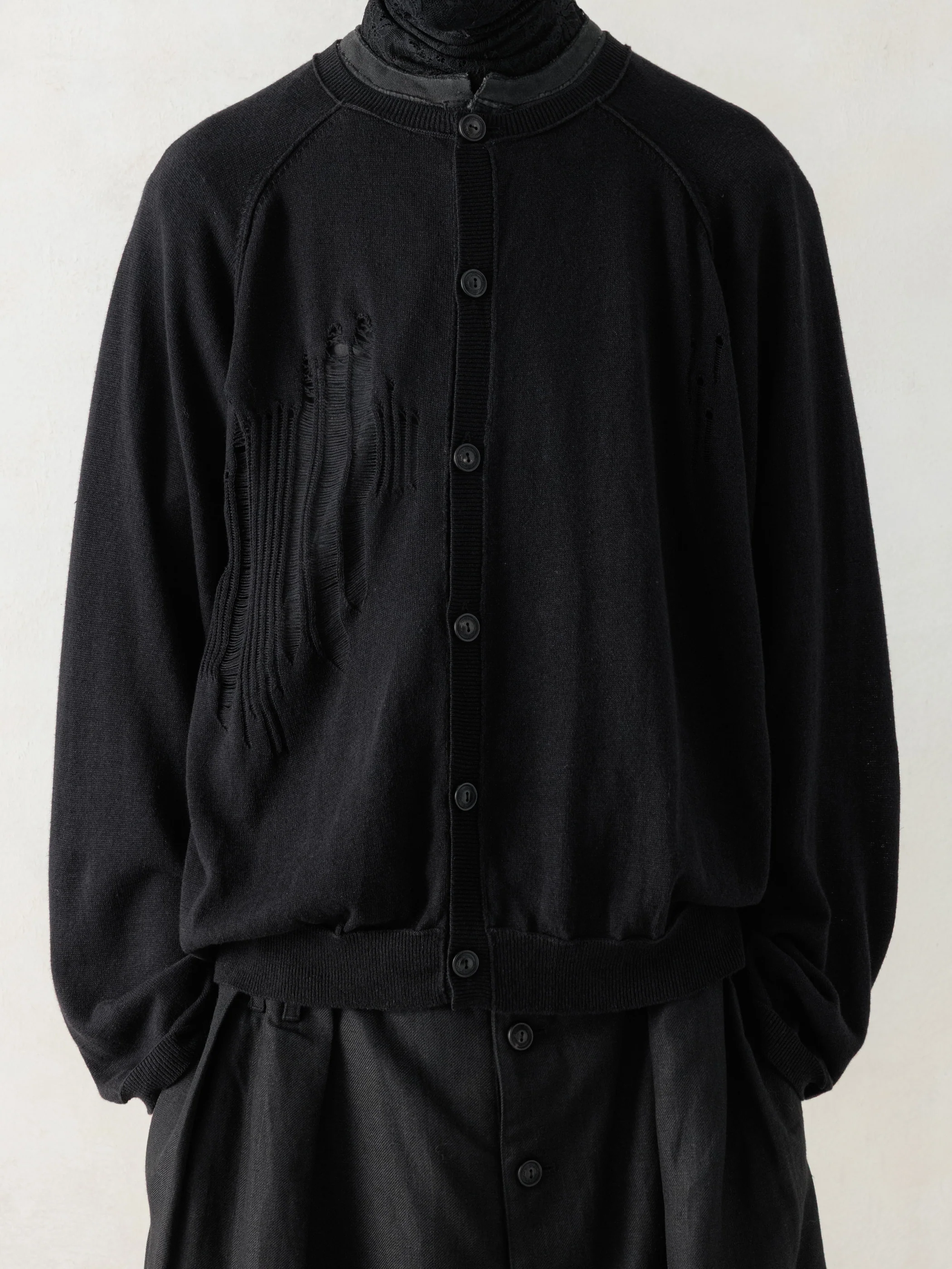 26SS|Distressed Cardigan