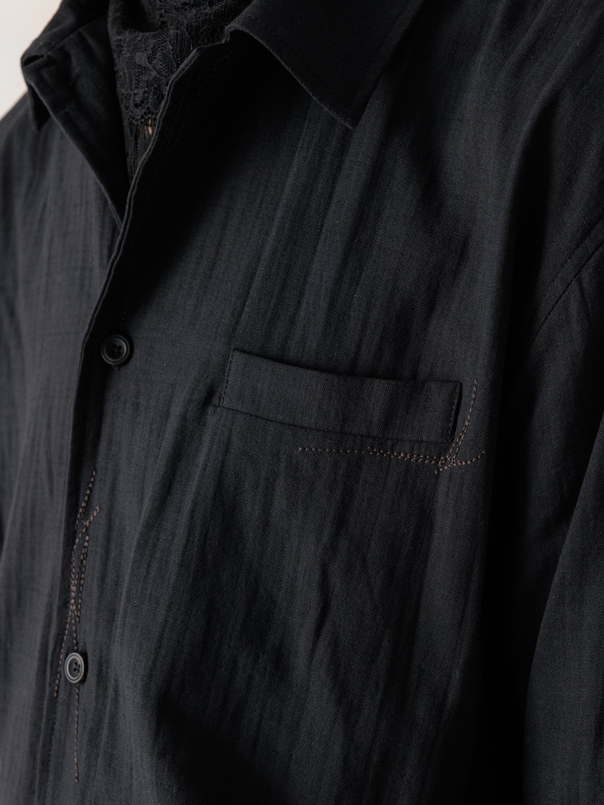 26SS｜Embroidered Shirt - Image 6