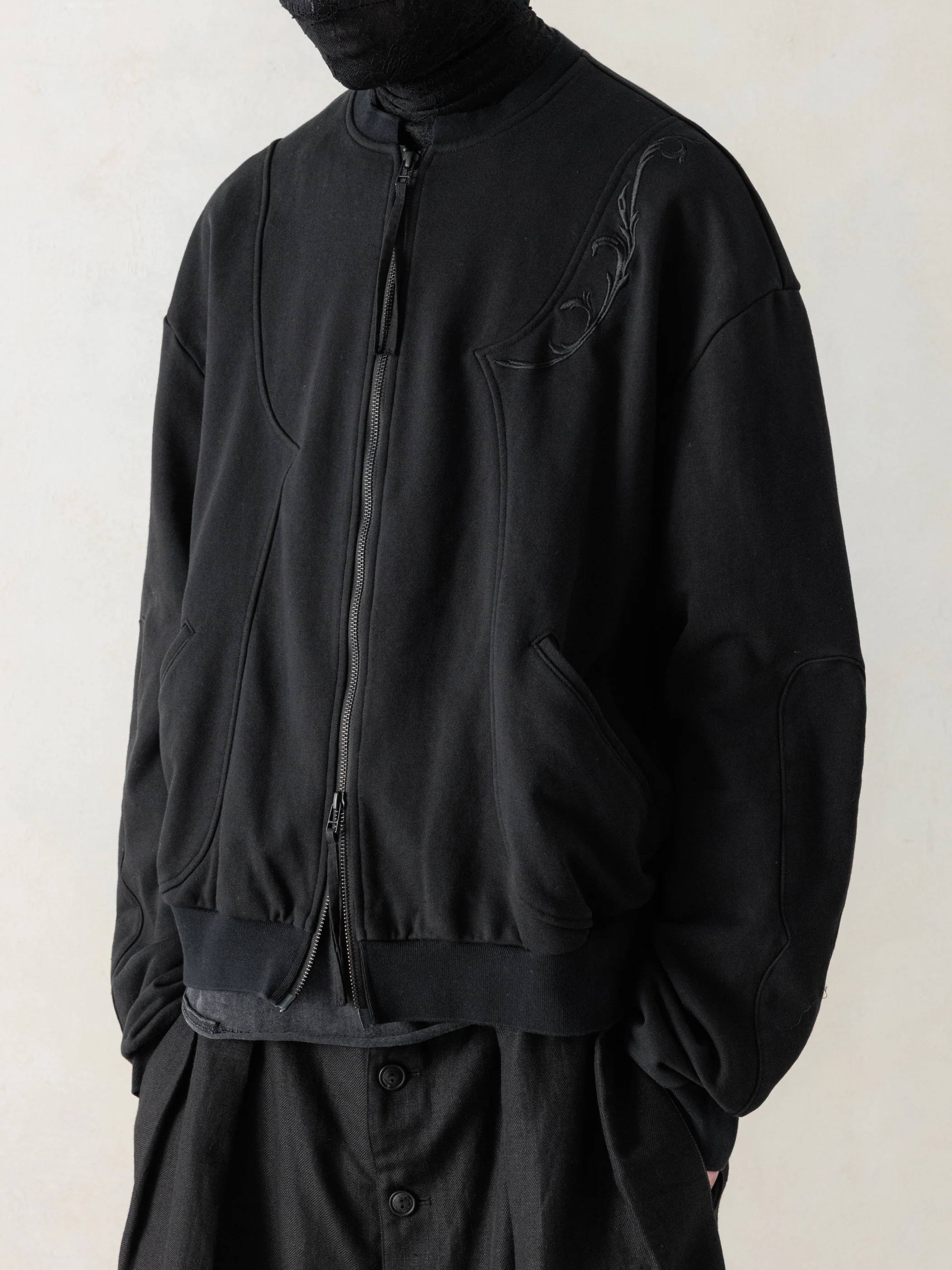 26SS|Embroidered Zipper JKT - Image 2