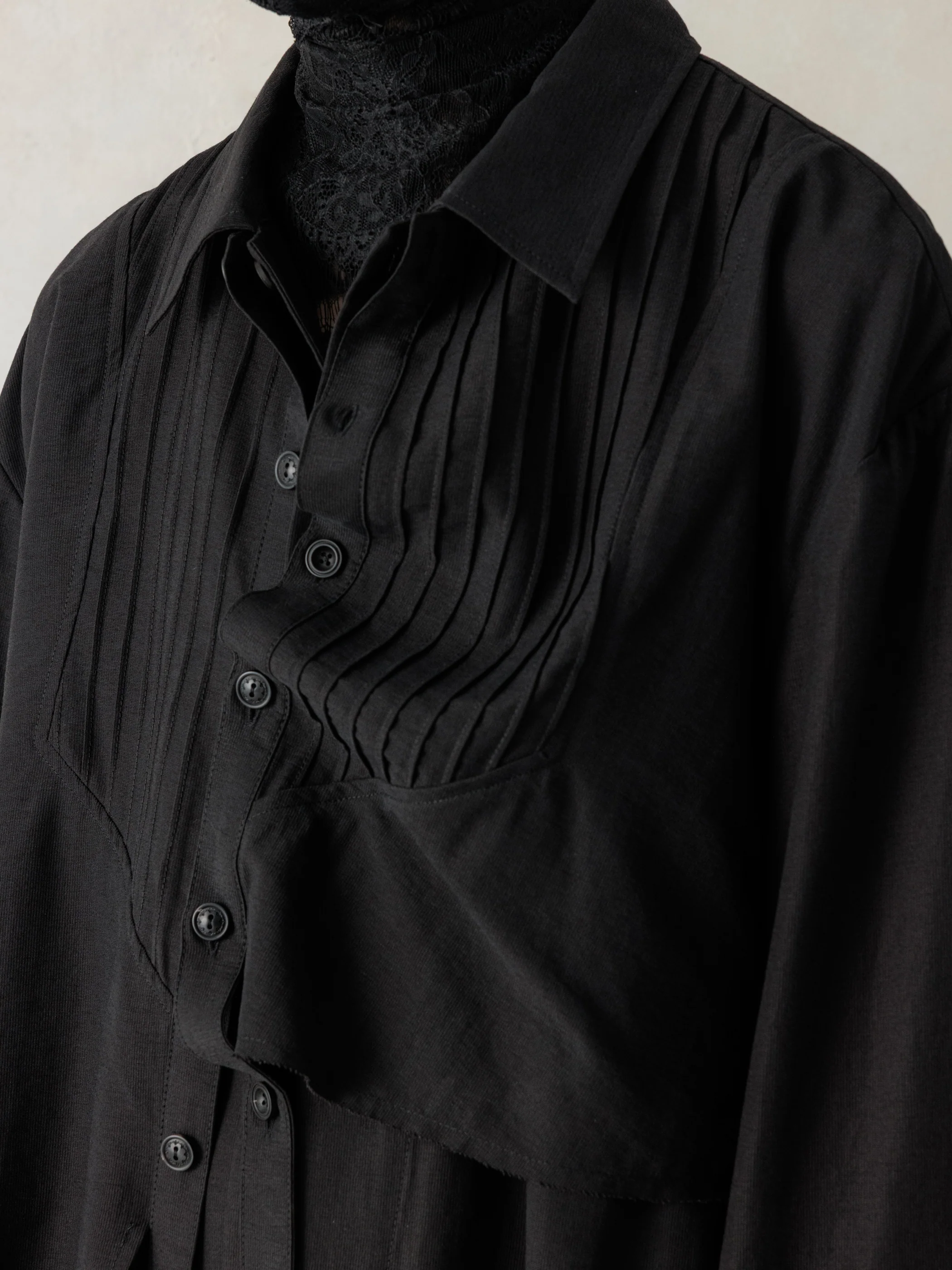 26SS｜Oversized Layered Shirt - Image 5