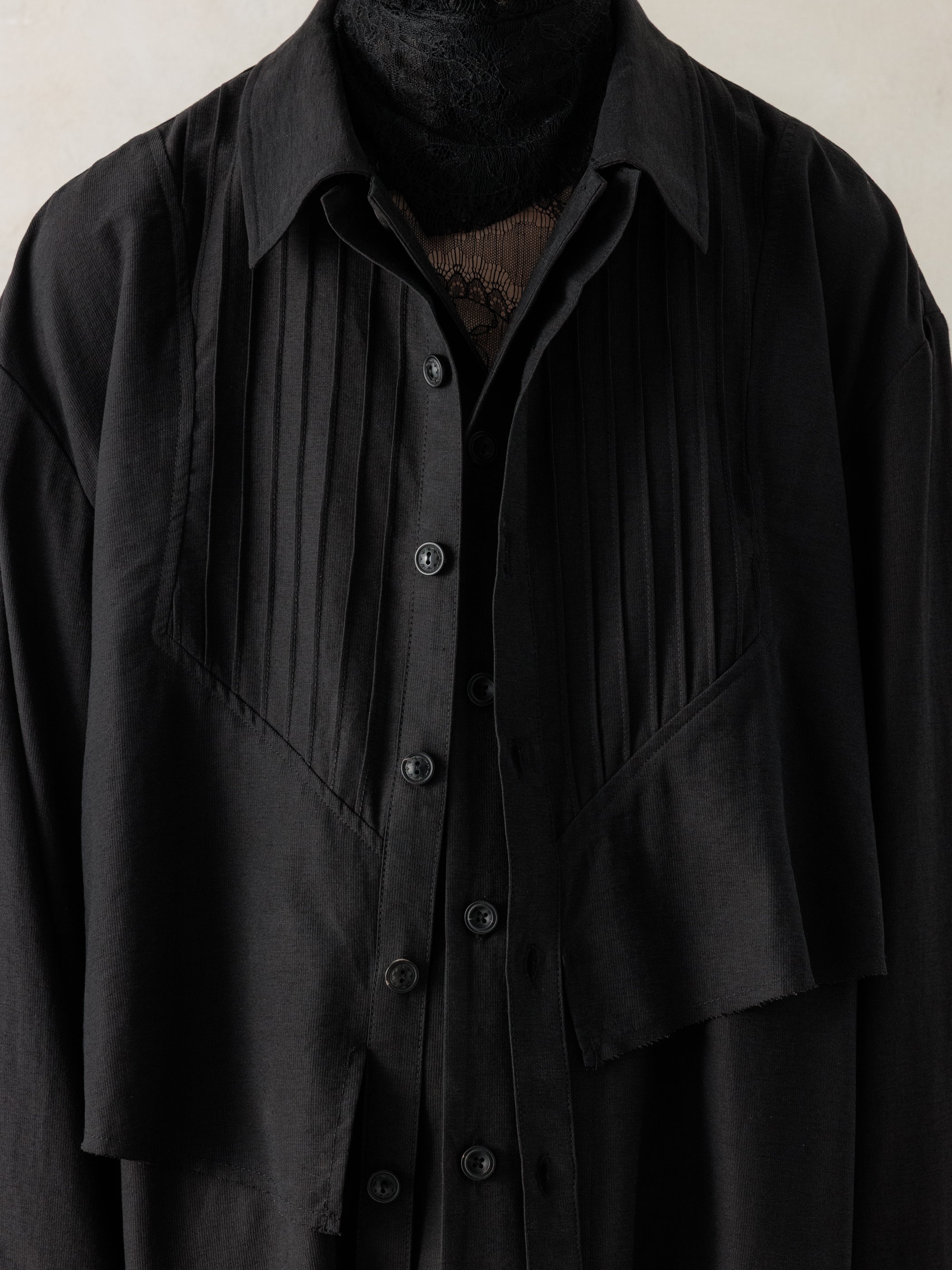 26SS｜Oversized Layered Shirt - Image 7