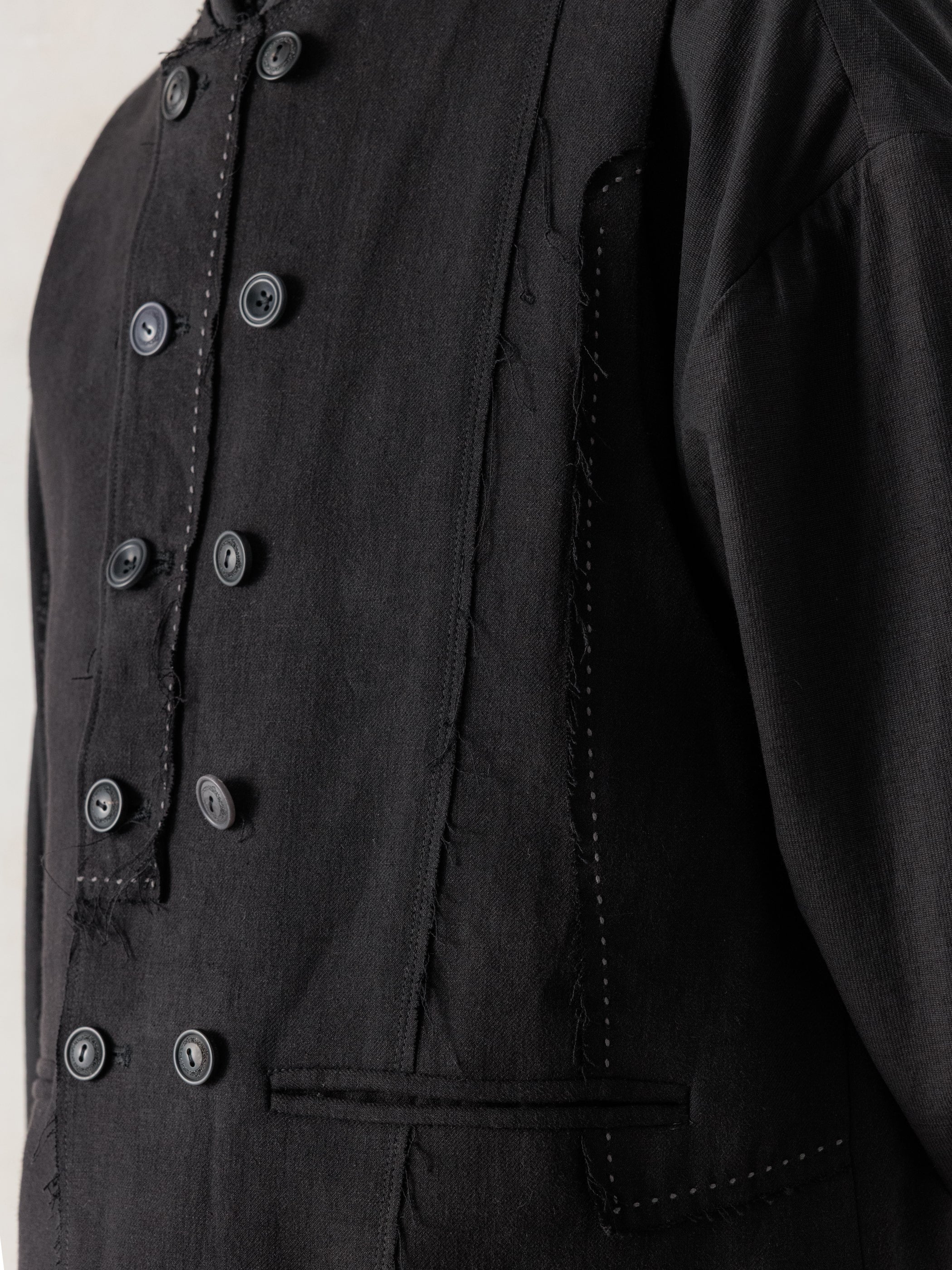 26SS|Patchwork Waistcoat - Image 6