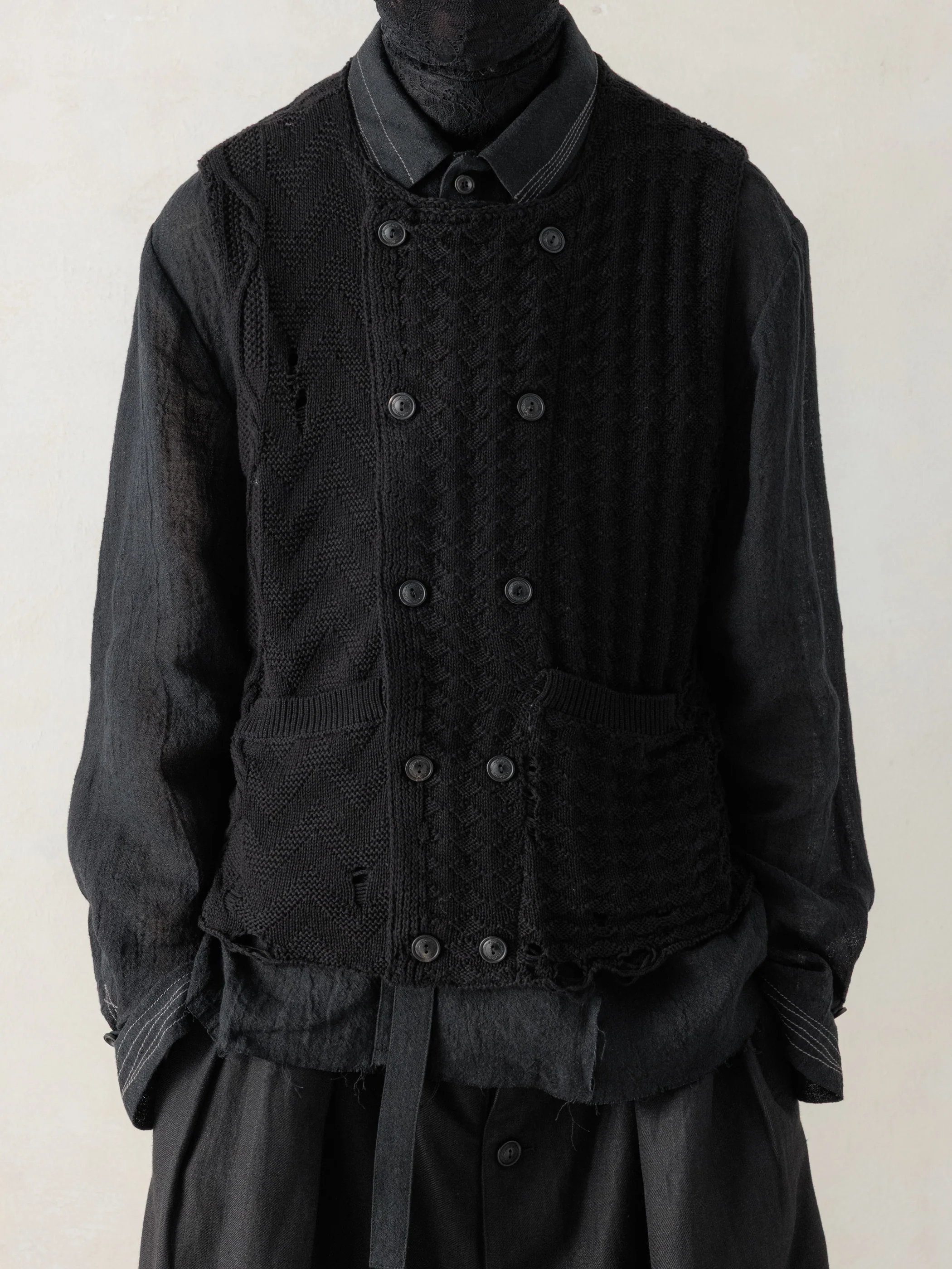 26SS｜Textured Knit Waistcoat
