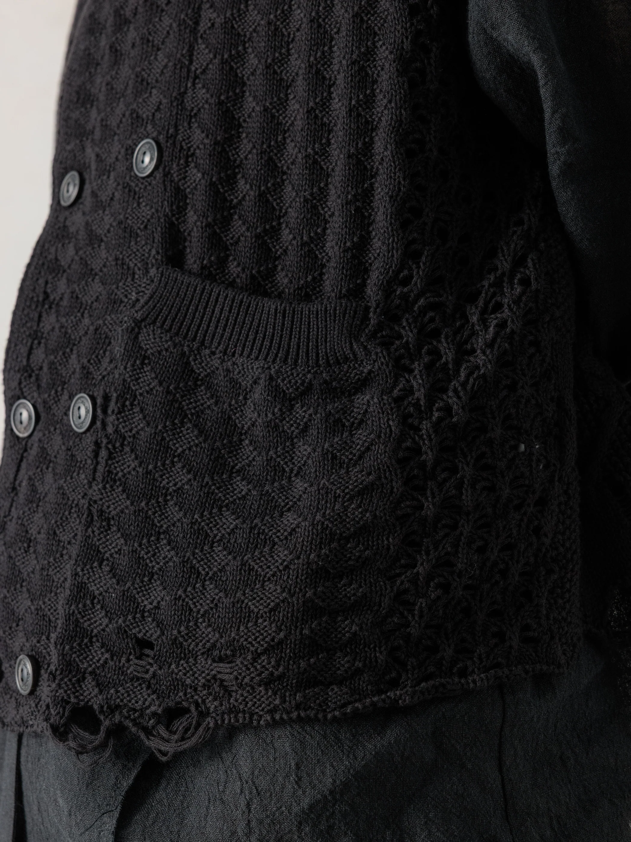 26SS｜Textured Knit Waistcoat - Image 7