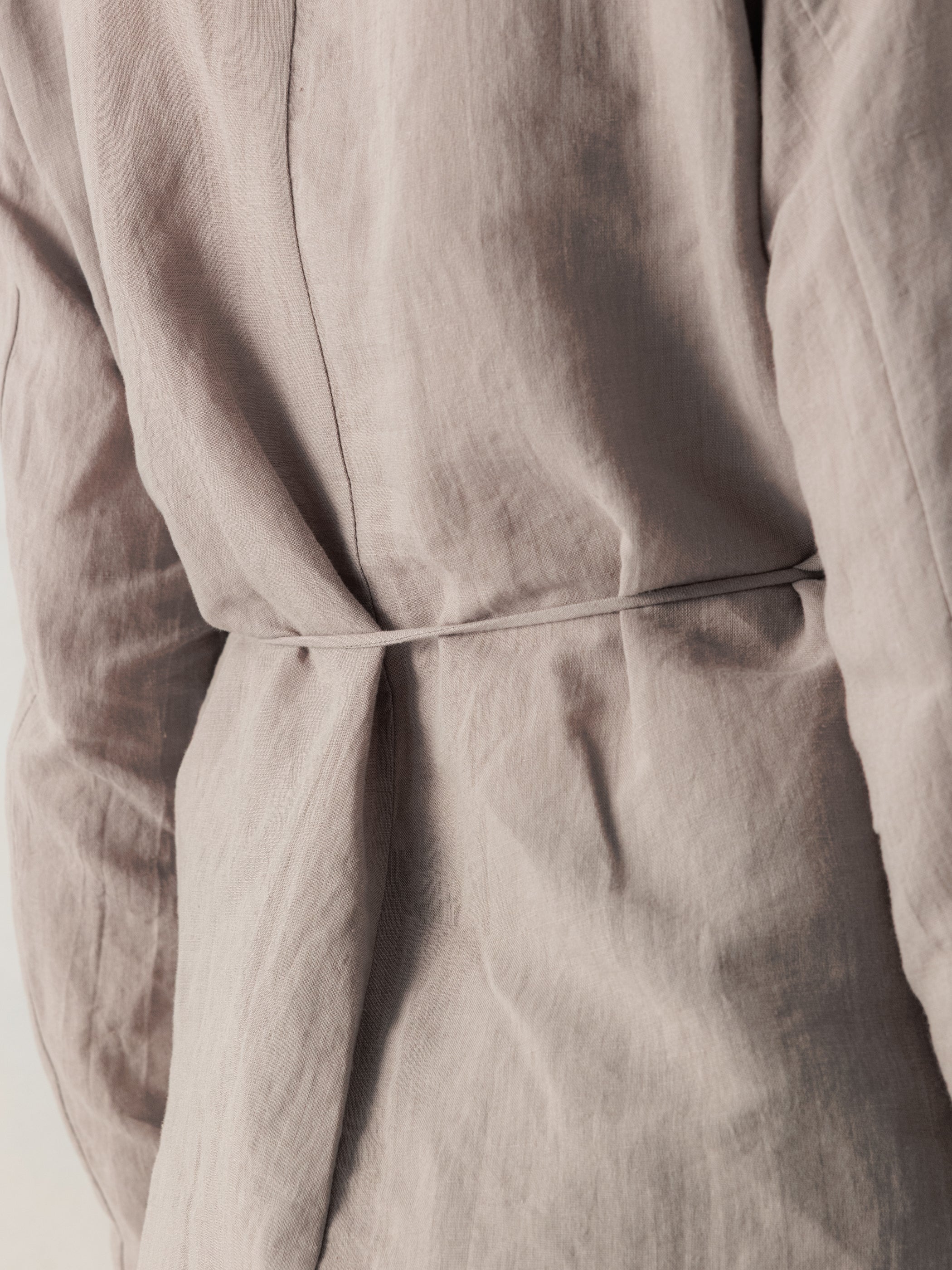 26SS WMS｜Side Button Shirt (Grey) - Image 4