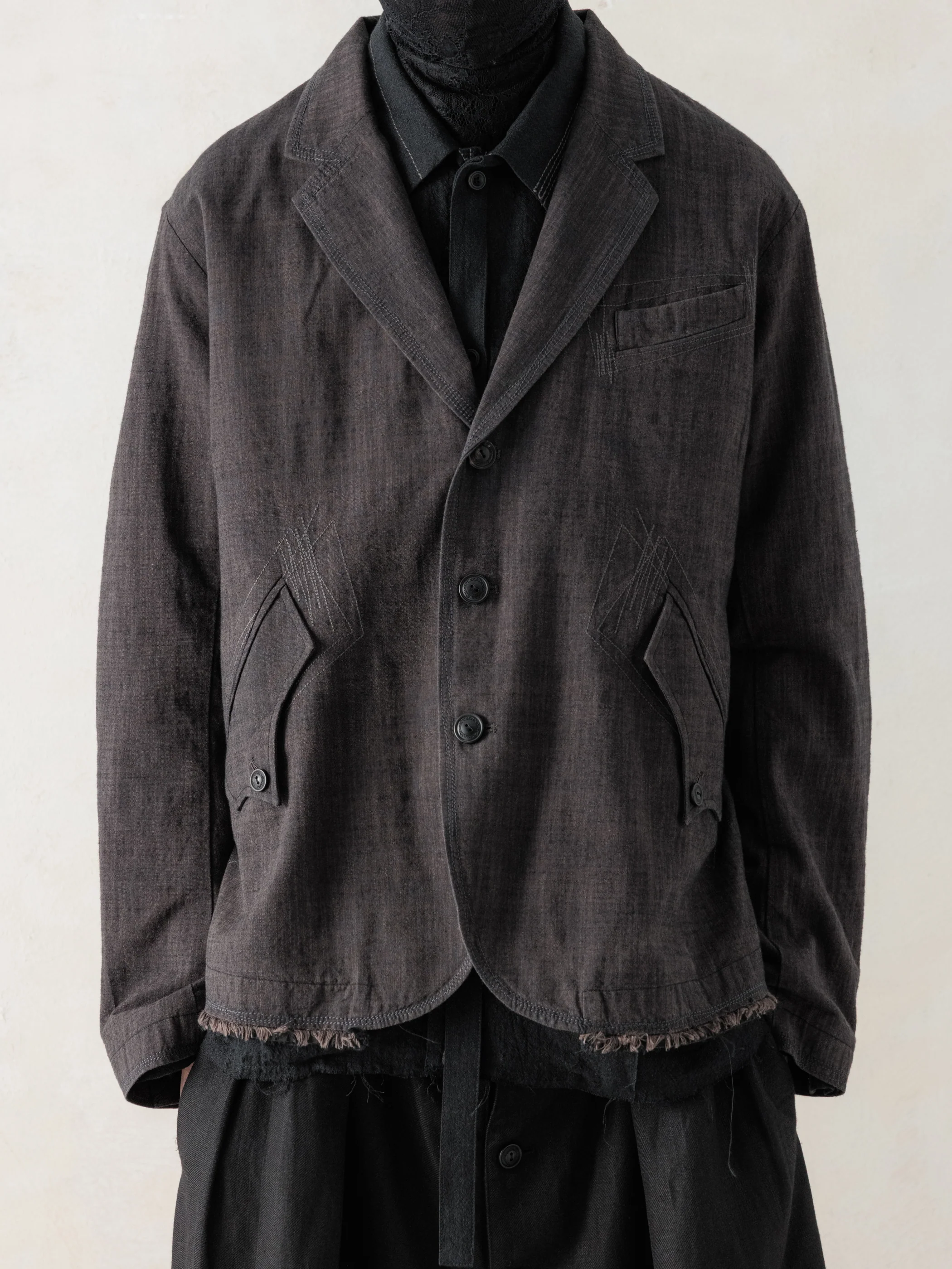 26SS|Zig-Zag Stitch Blazer