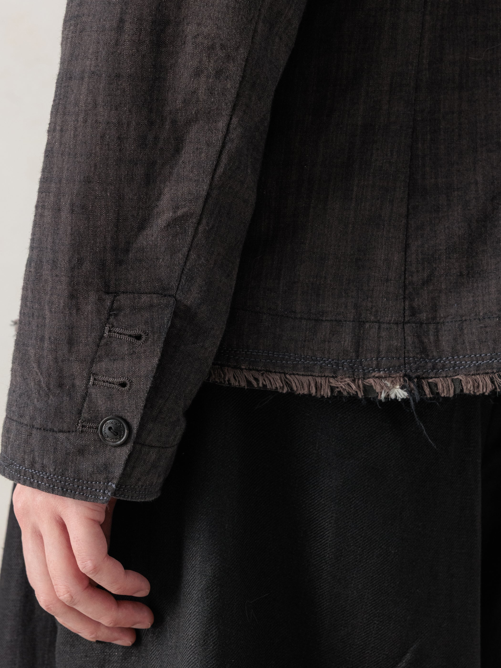 26SS|Zig-Zag Stitch Blazer - Image 5