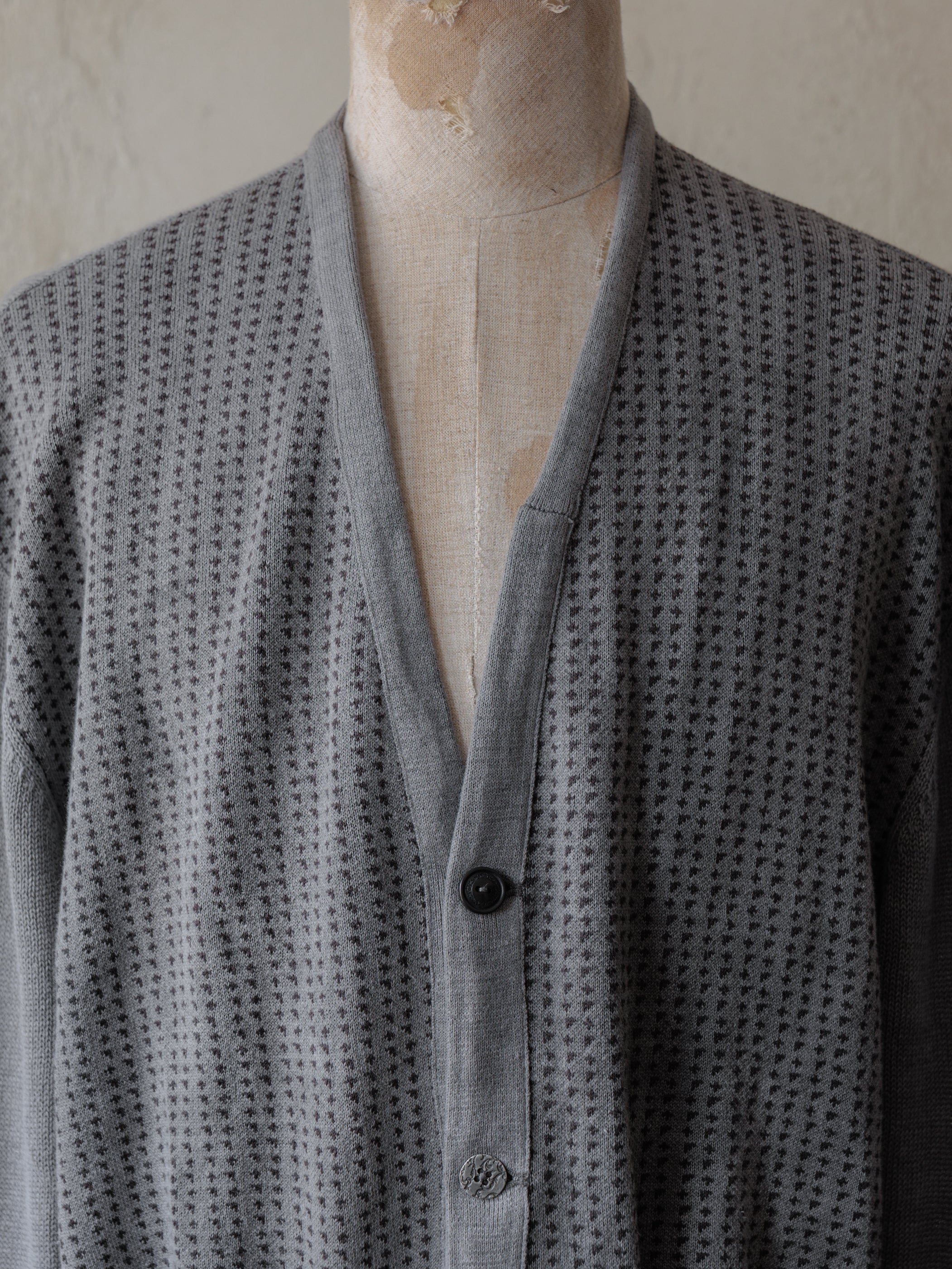 Forgotten Materials｜0222/ Aged Knit Cardigan - Image 3