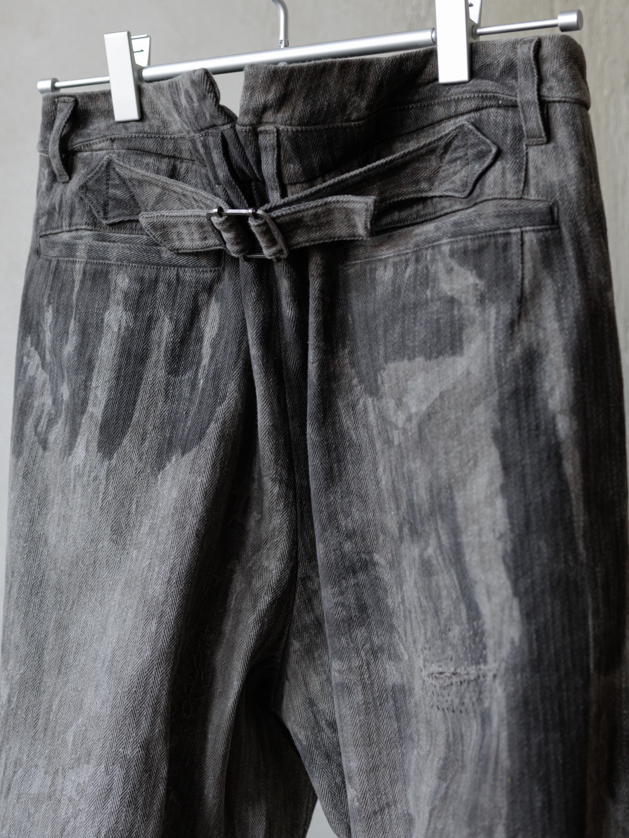 Forgotten Materials｜0222 / Worker Pants (Natural Dyed Grey) - Image 5