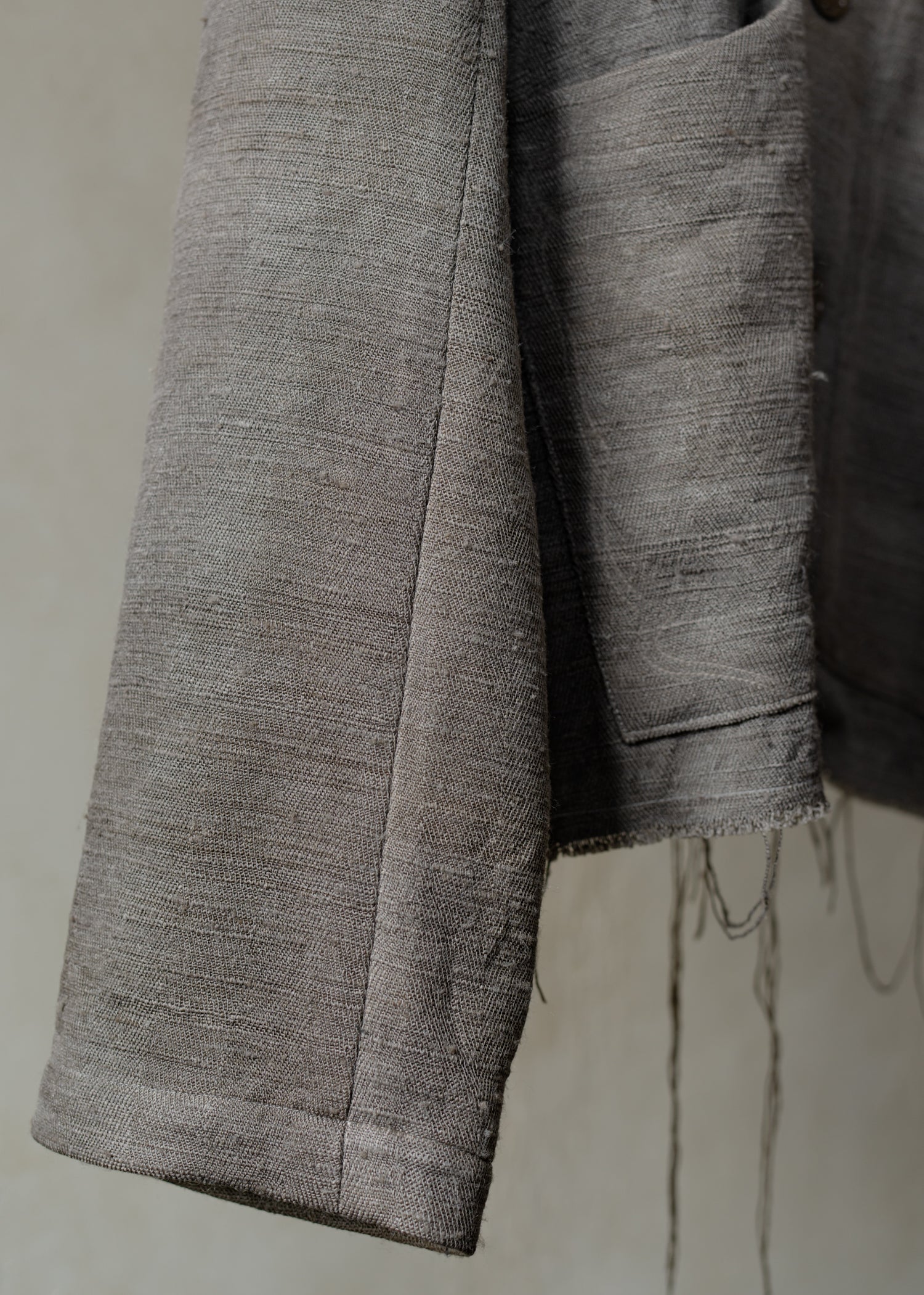 Forgotten Materials｜Big Pocket JKT (Natural Dyed Grey) - Image 4