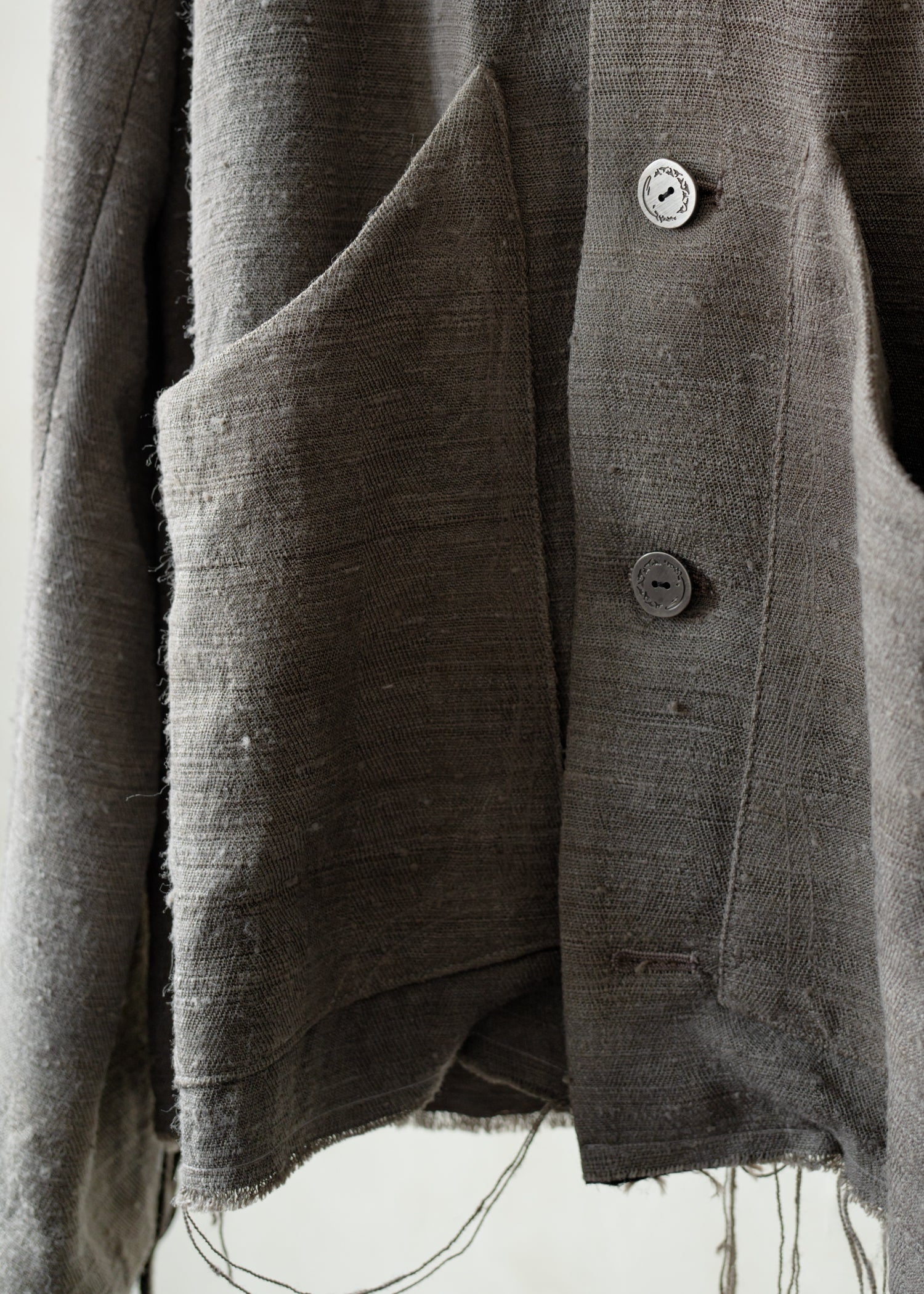 Forgotten Materials｜Big Pocket JKT (Natural Dyed Grey) - Image 5