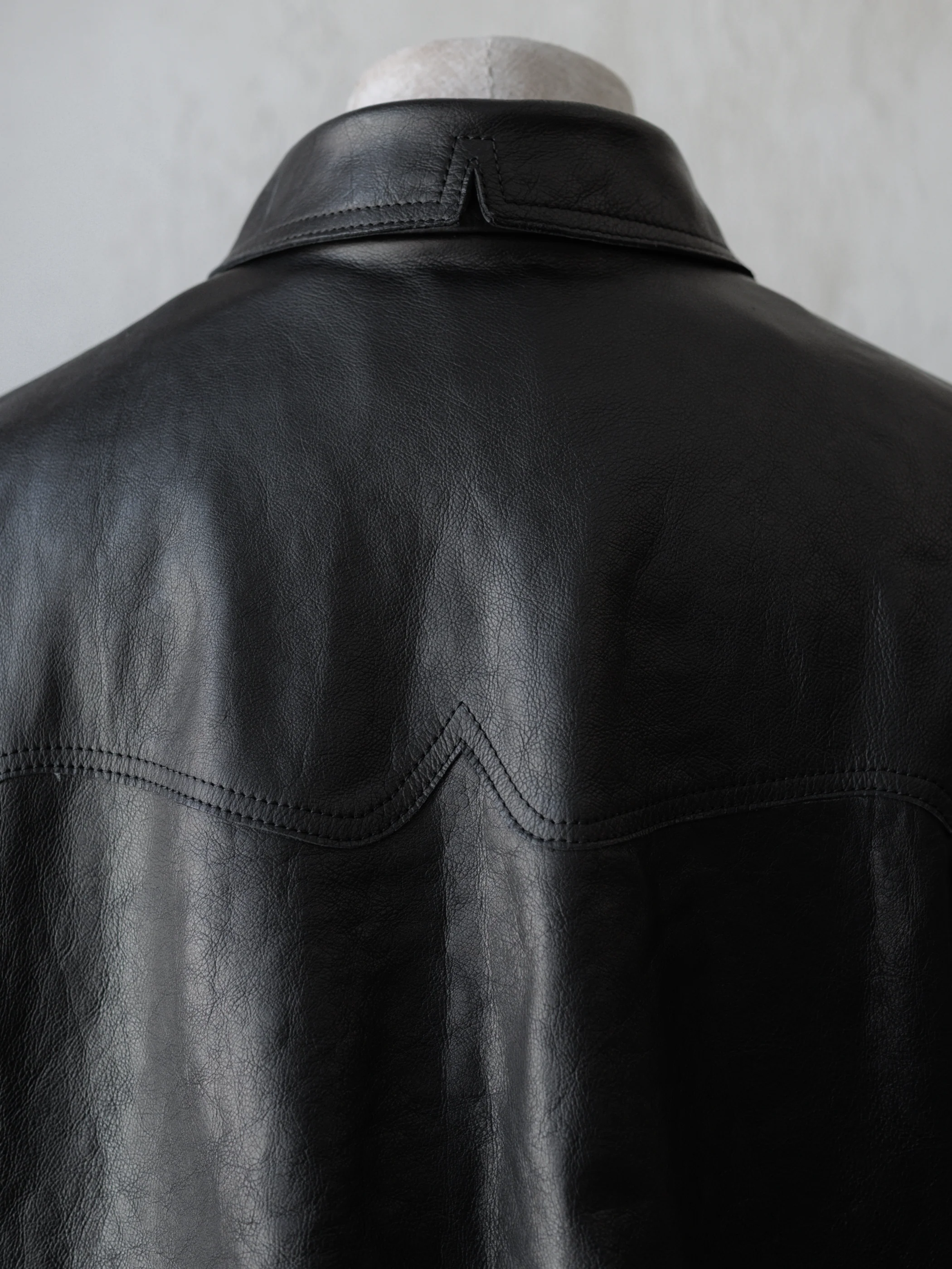 Forgotten Materials｜Cyclist Leather Jacket - Image 6