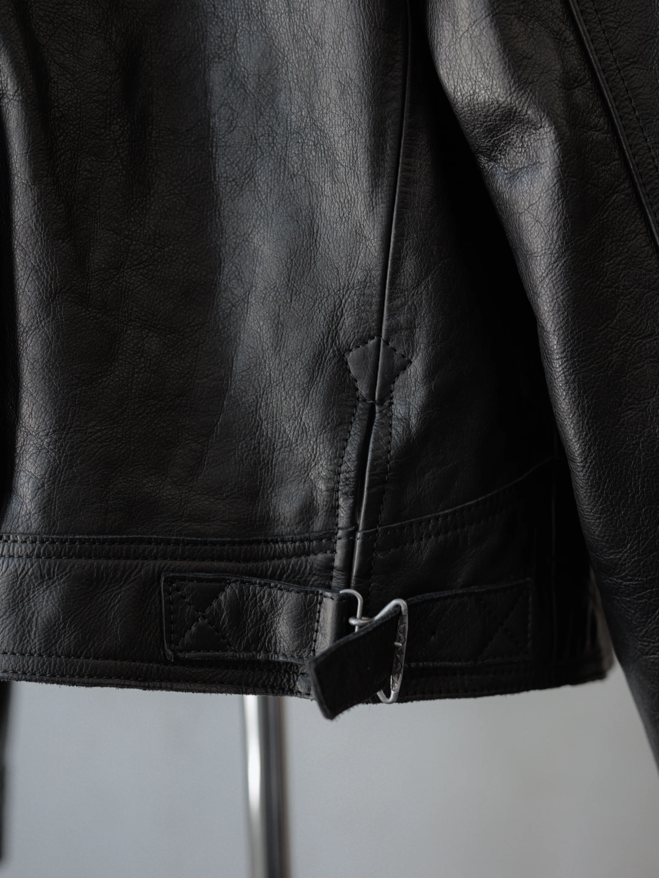 Forgotten Materials｜Cyclist Leather Jacket - Image 7